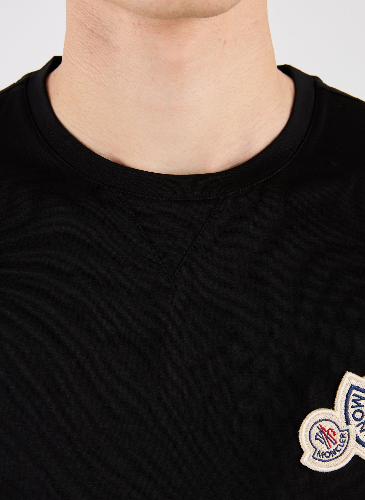 Classic Cotton T-Shirt MONCLER Black