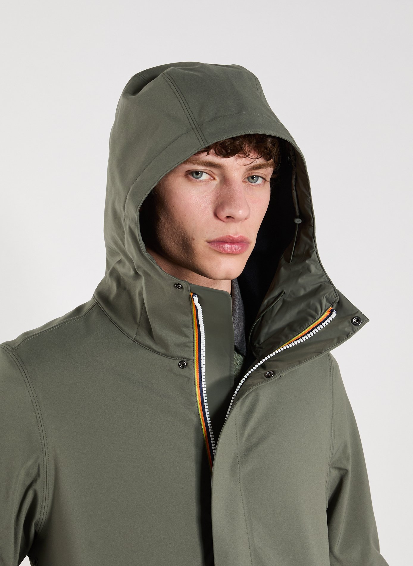 Mid-length jacket K-WAY Khaki