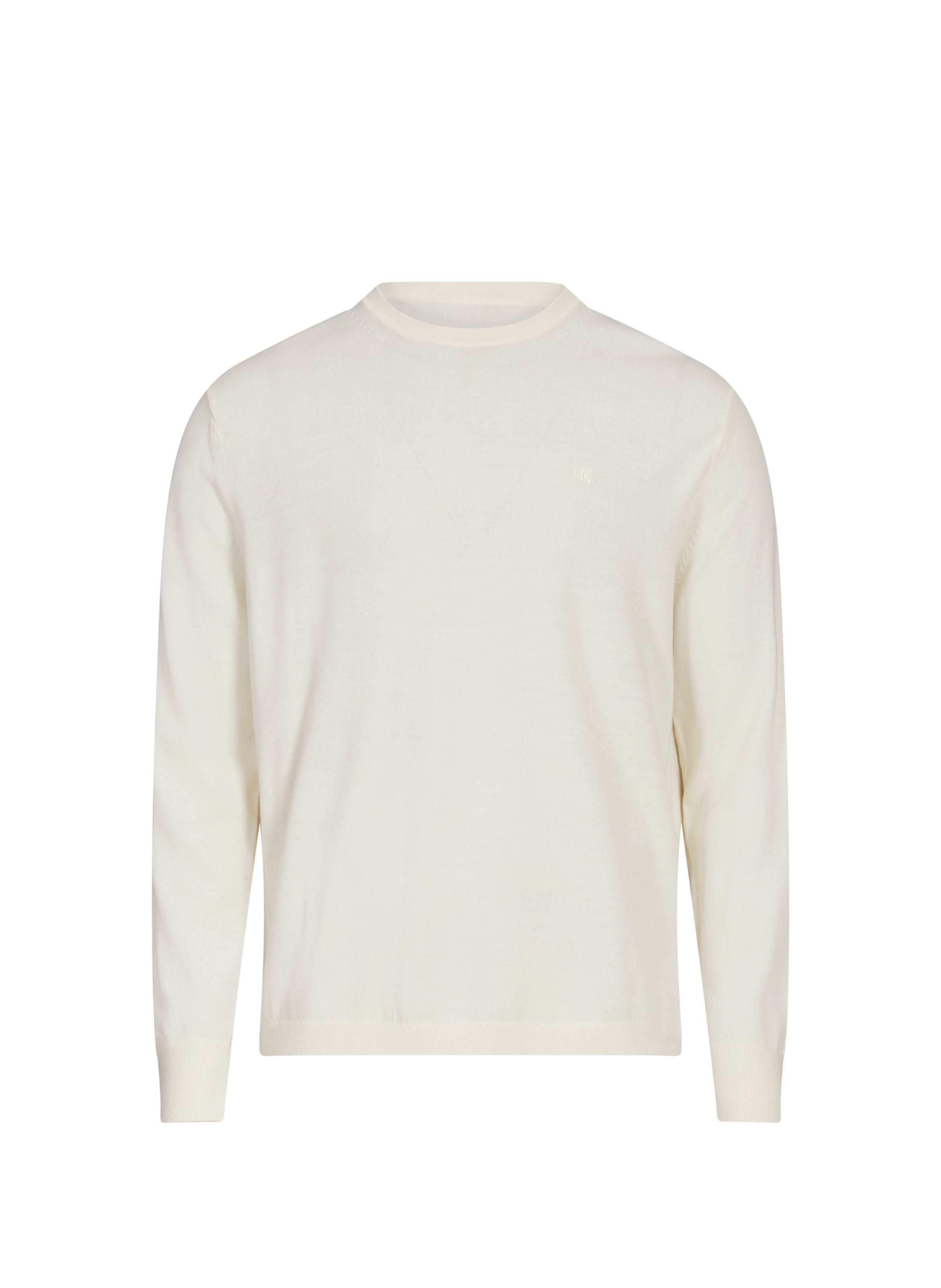 Fine merino wool jumper CALVIN KLEIN White