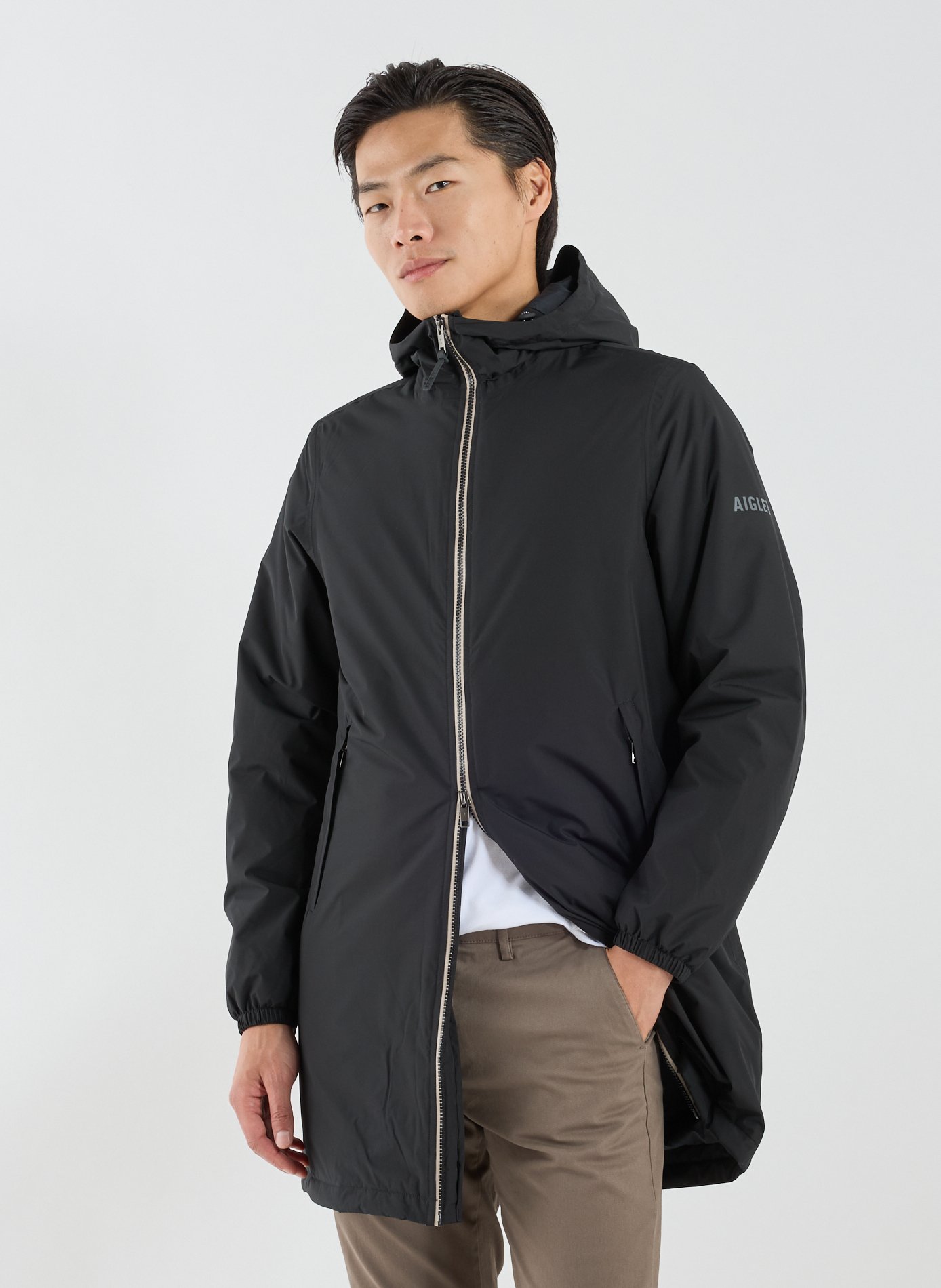 Parka Rainpack à capuche AIGLE Noir