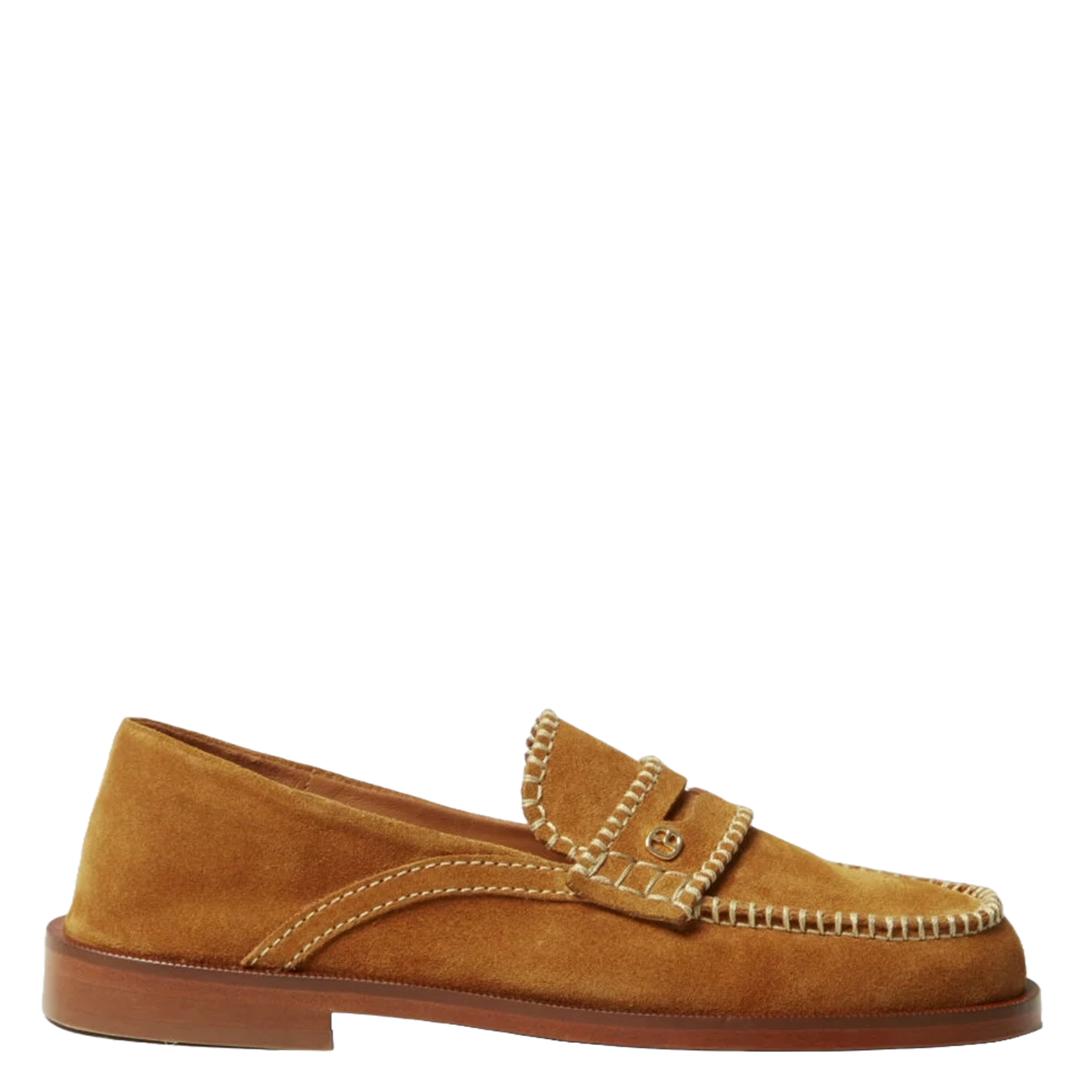 Mocassins en cuir CLAUDIE PIERLOT Beige