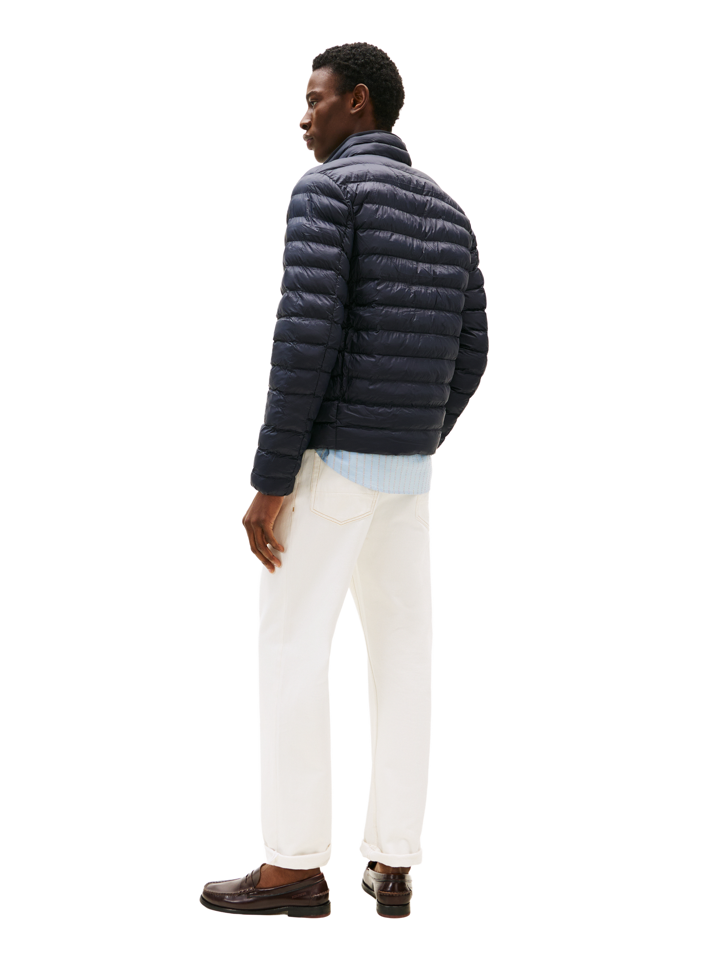 Quilted Packable Casual Jacket TOMMY HILFIGER Blue