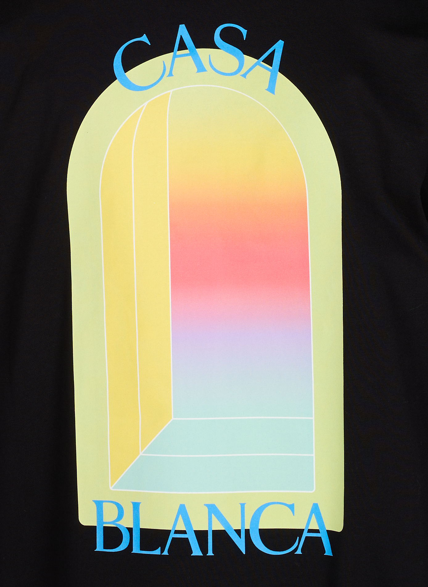 Cotton round-neck T-shirt CASABLANCA PARIS White