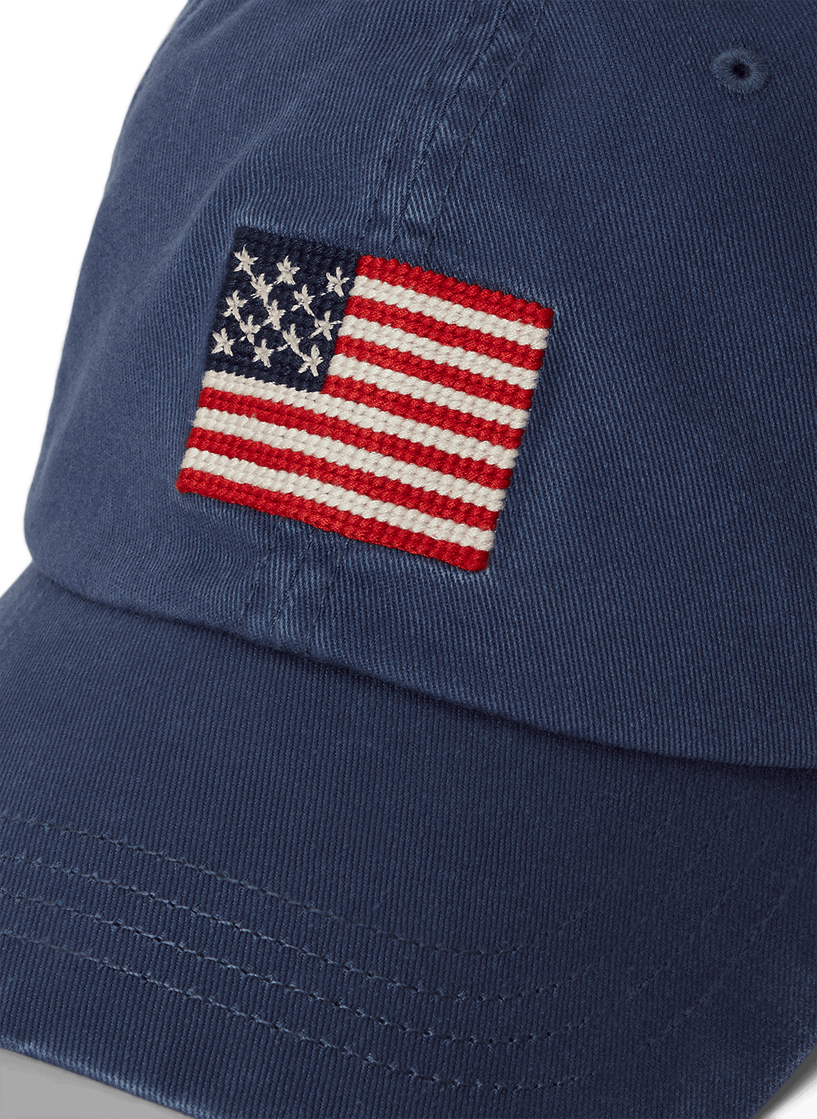 Embroidered cotton baseball cap POLO RALPH LAUREN Blue