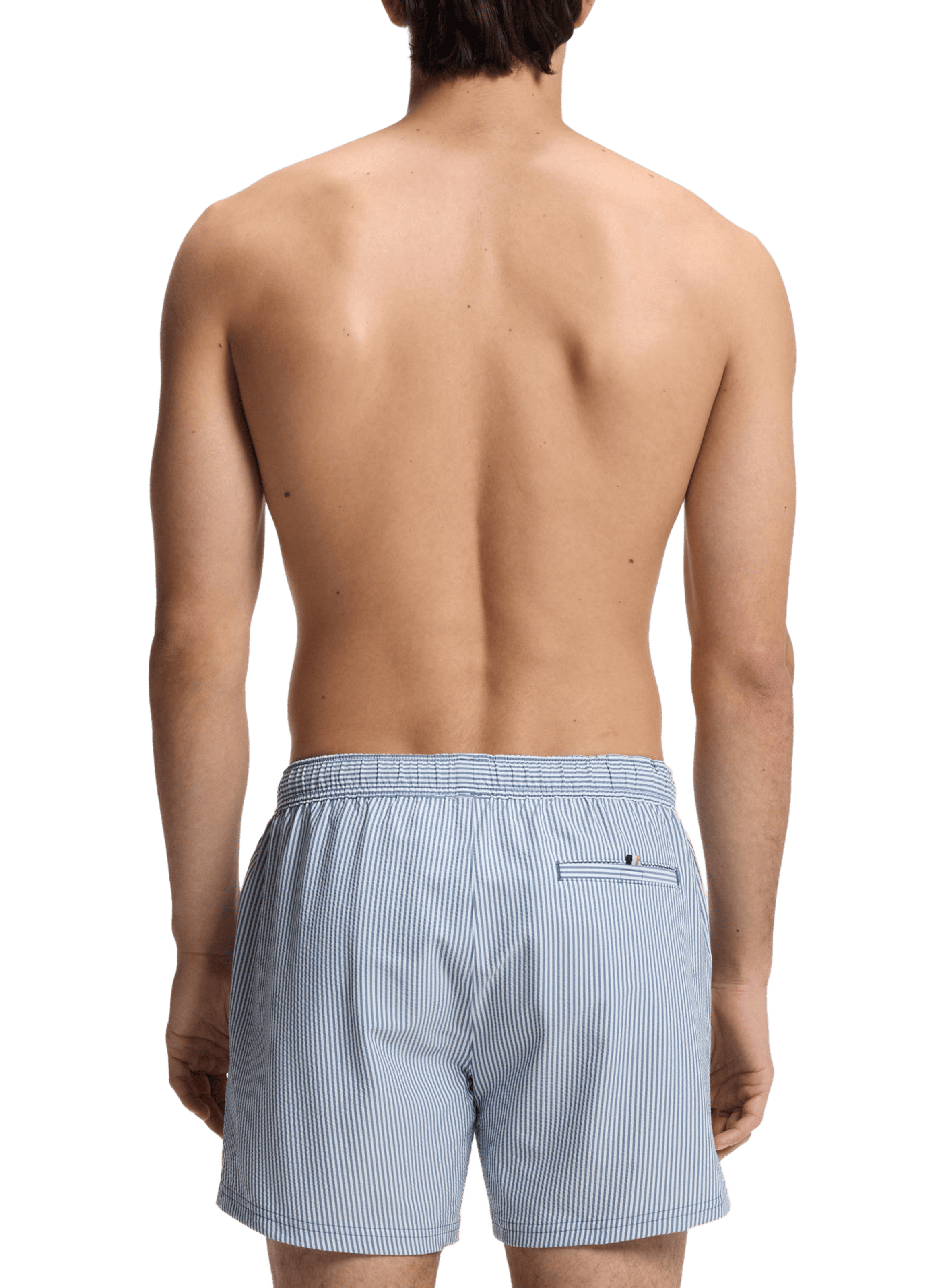 Striped swim shorts BOSS Blue