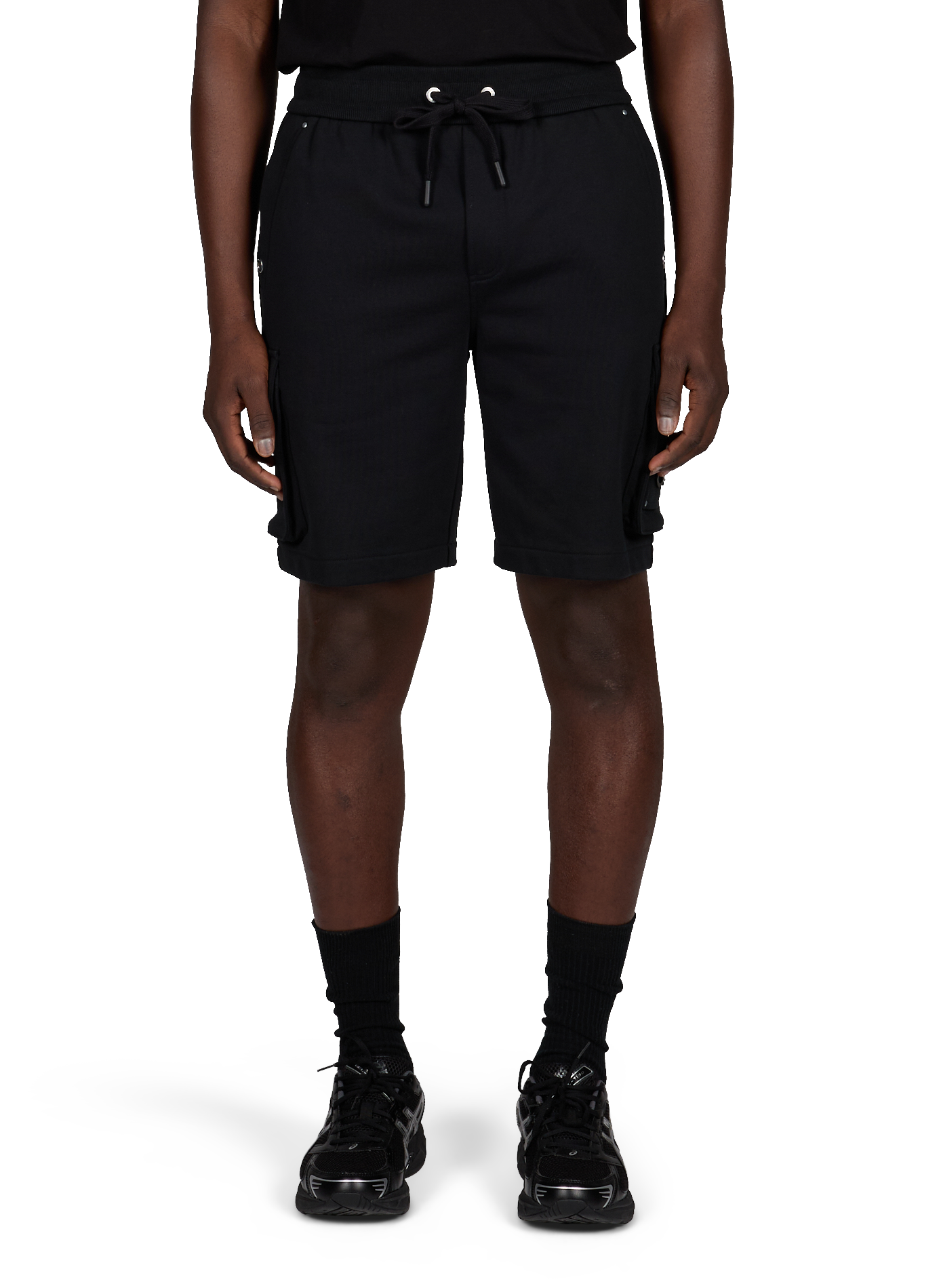 Short cargo en coton MOOSE KNUCKLES Noir