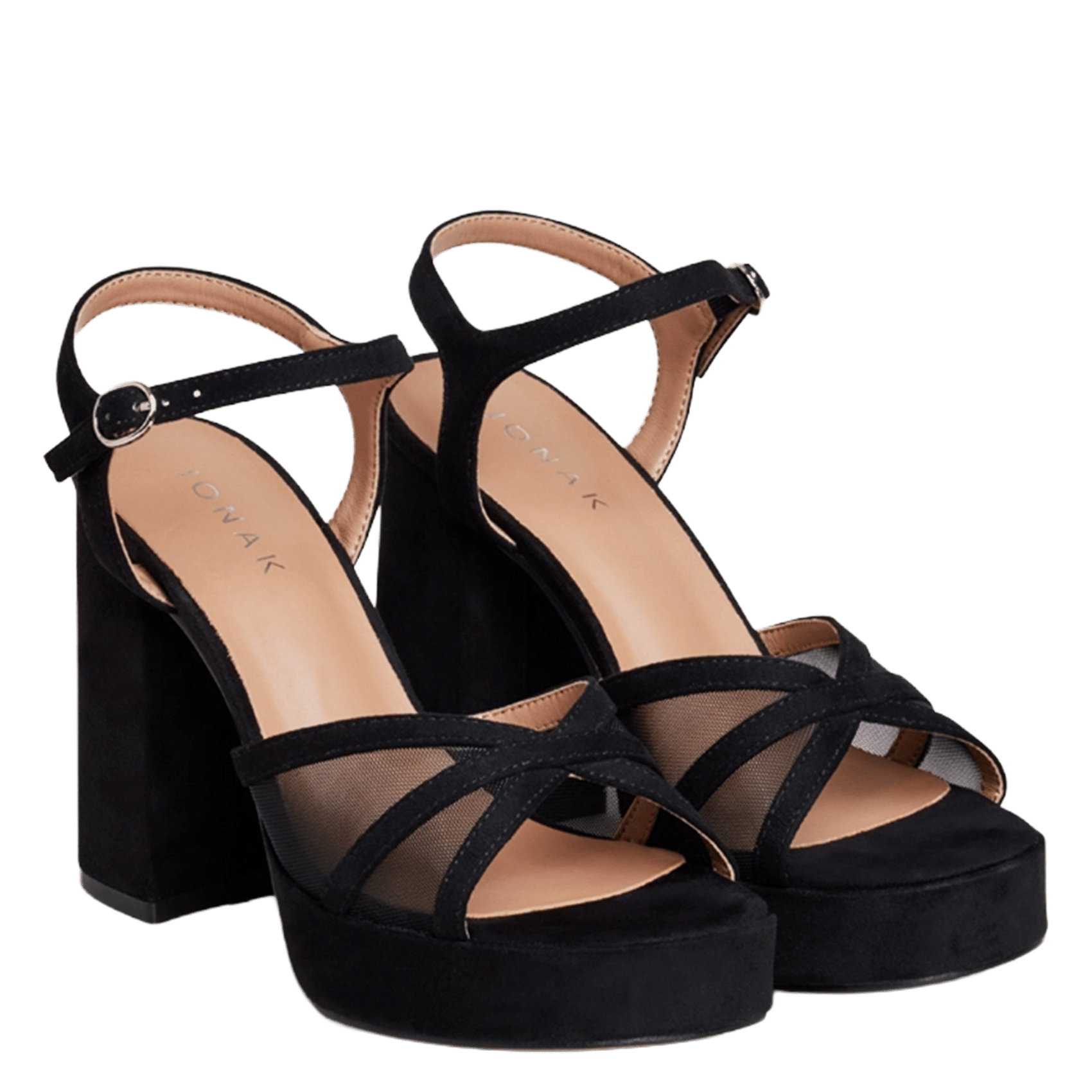 Sandales hautes à bride jennyfer JONAK Noir