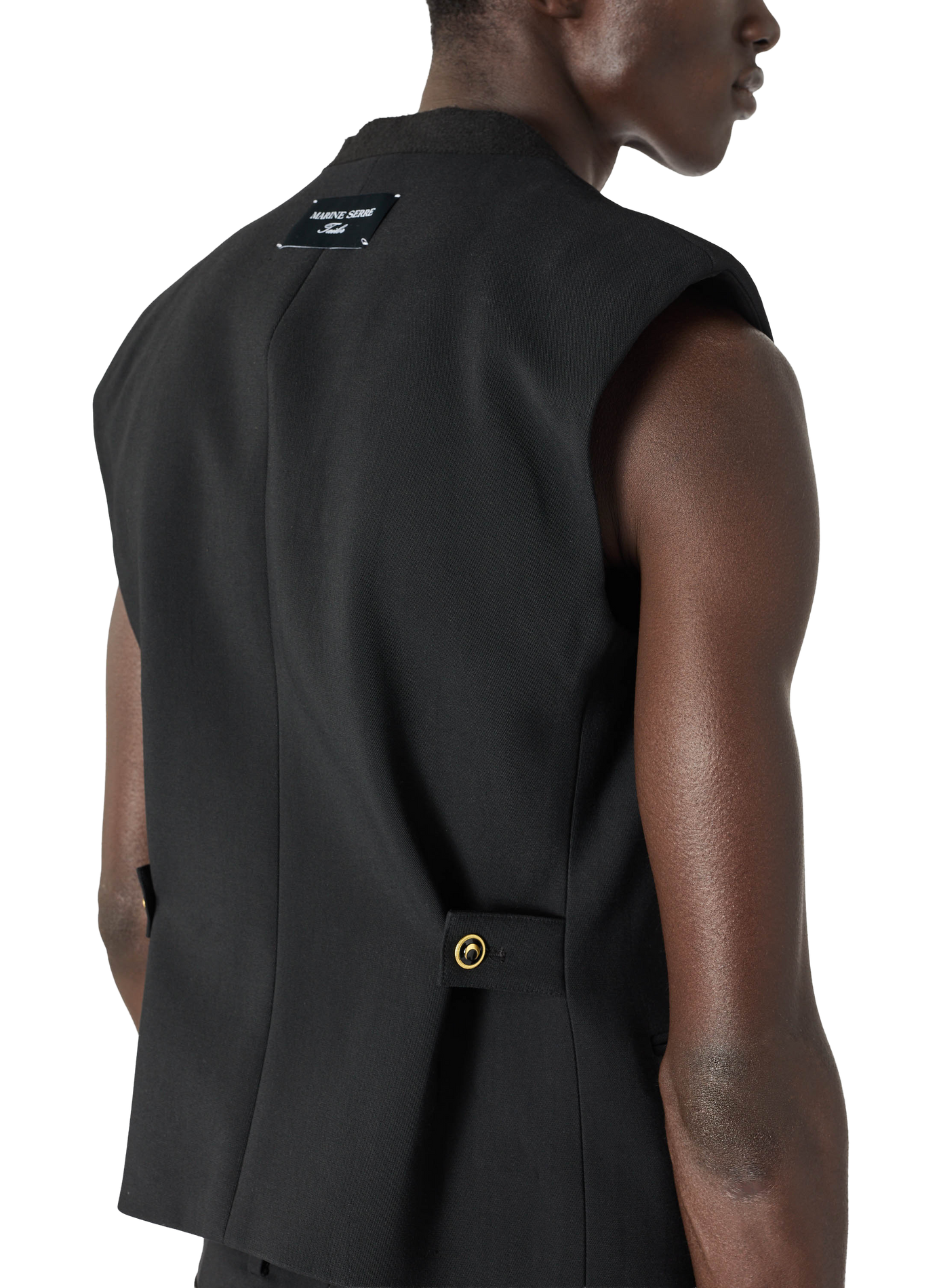 Veste tailleur sans manches | Noir MARINE SERRE Homme