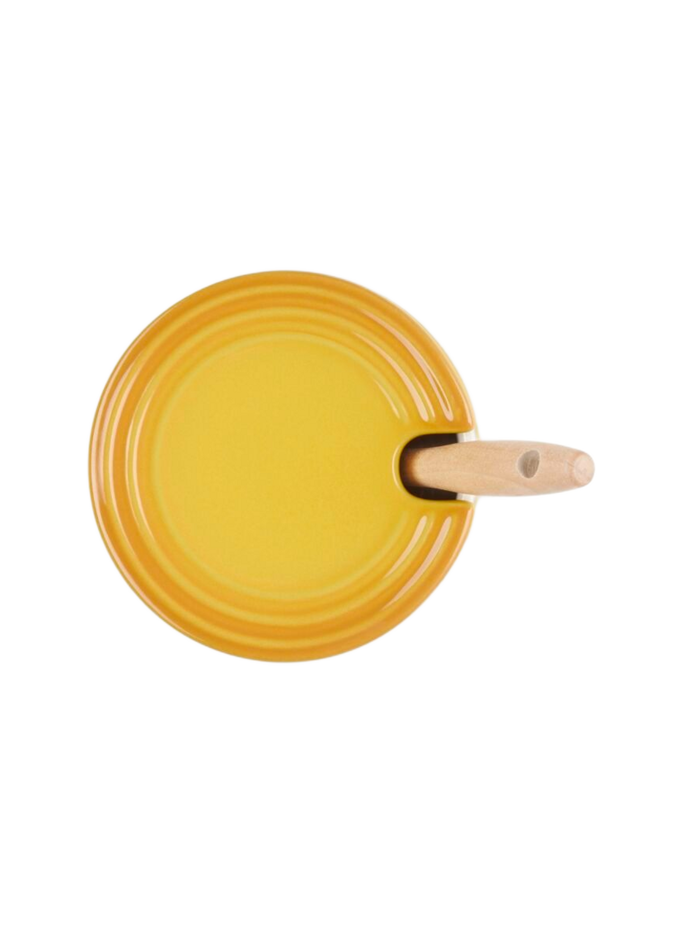 Honigtopf mit Löffel Signature aus Keramik LE CREUSET Gelb