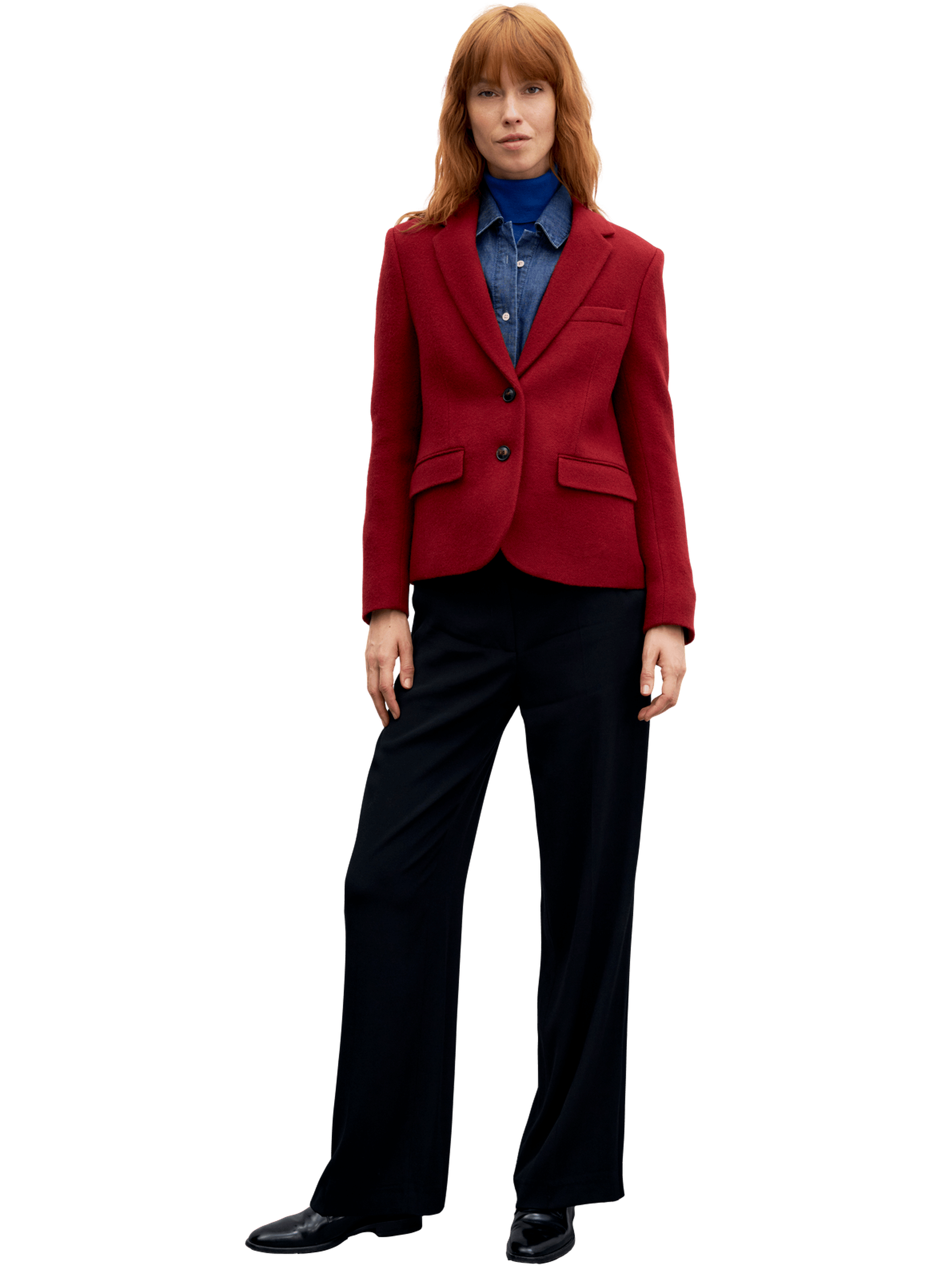 Veste en laine vierge - julis GERARD DAREL Rouge