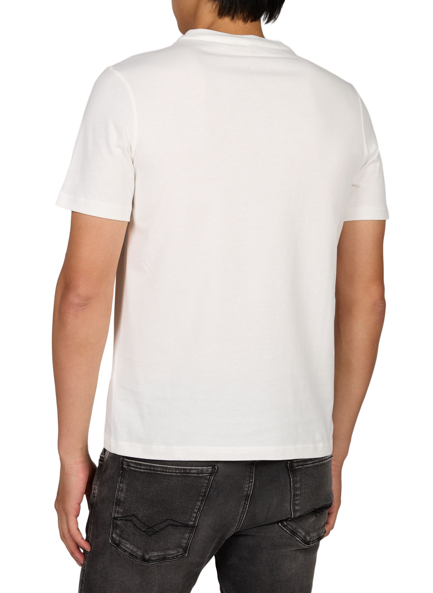 Short-sleeved cotton logo T-shirt K-WAY White
