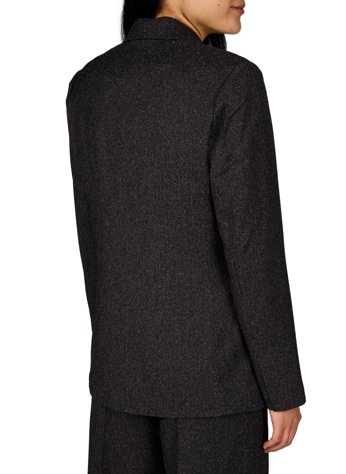 Blazer mit Revers OBJECT Schwarz