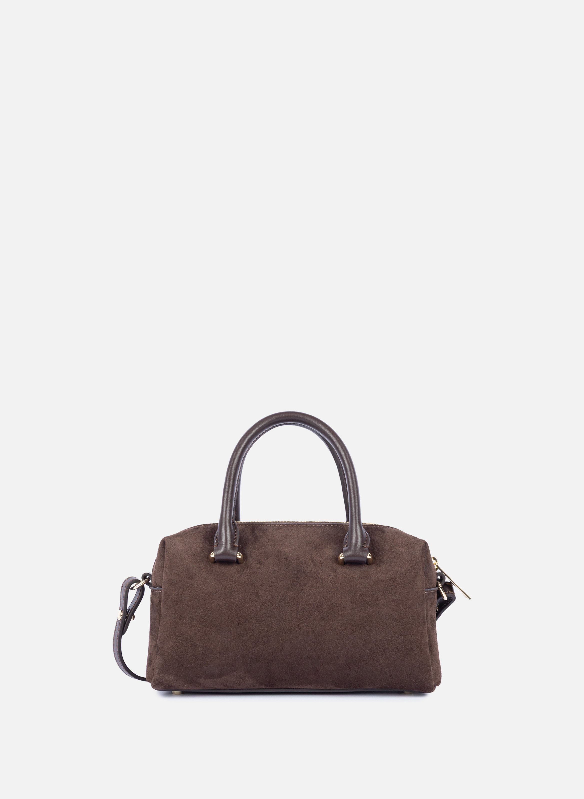 Handtas - suède kubus LANCASTER Bruin