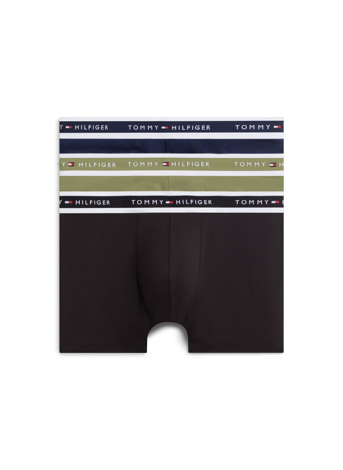 Set of 3 logo boxers in blended cotton TOMMY HILFIGER Multicolour