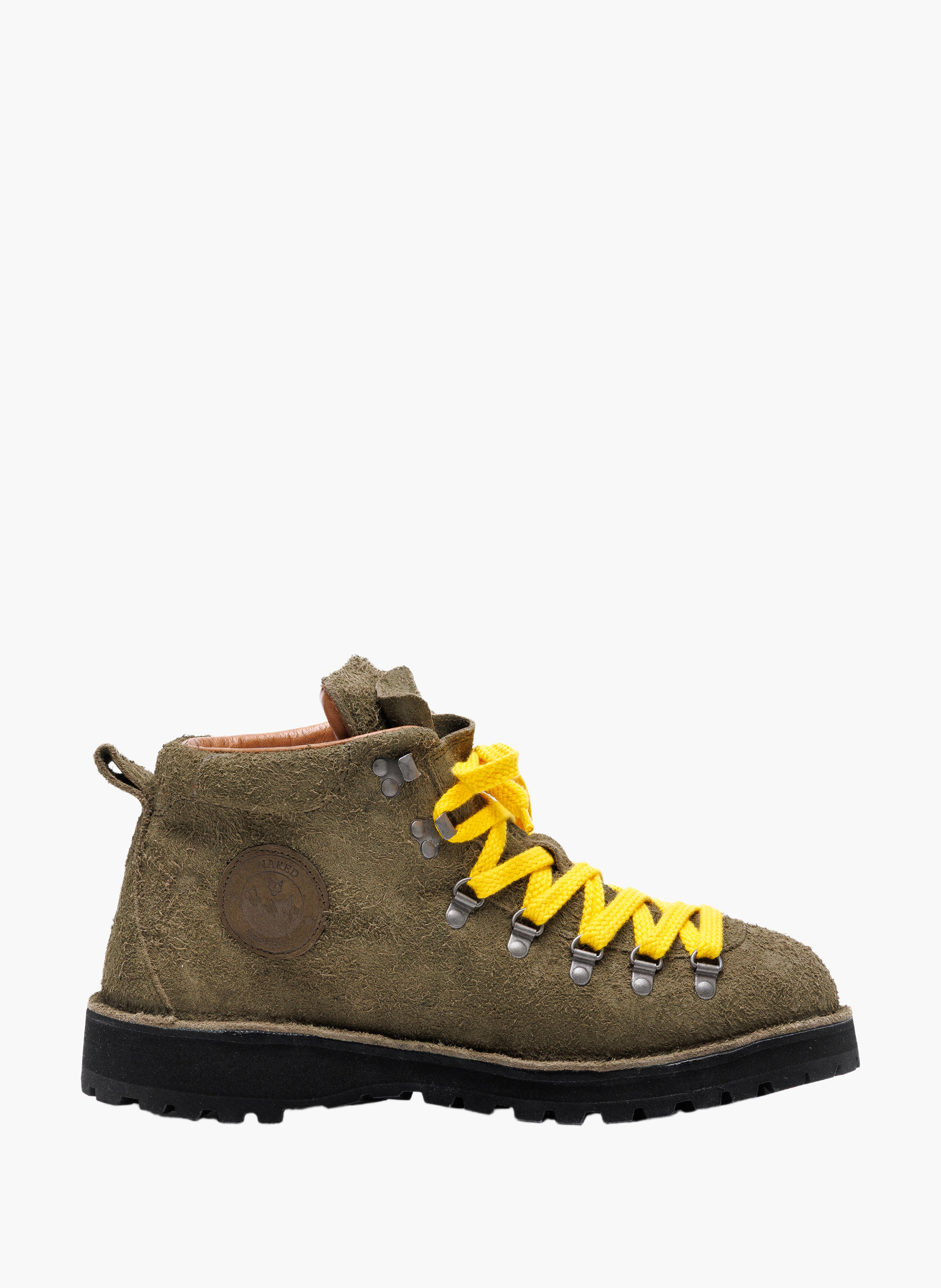 Bottines arctic en daim NAKED WOLFE Kaki