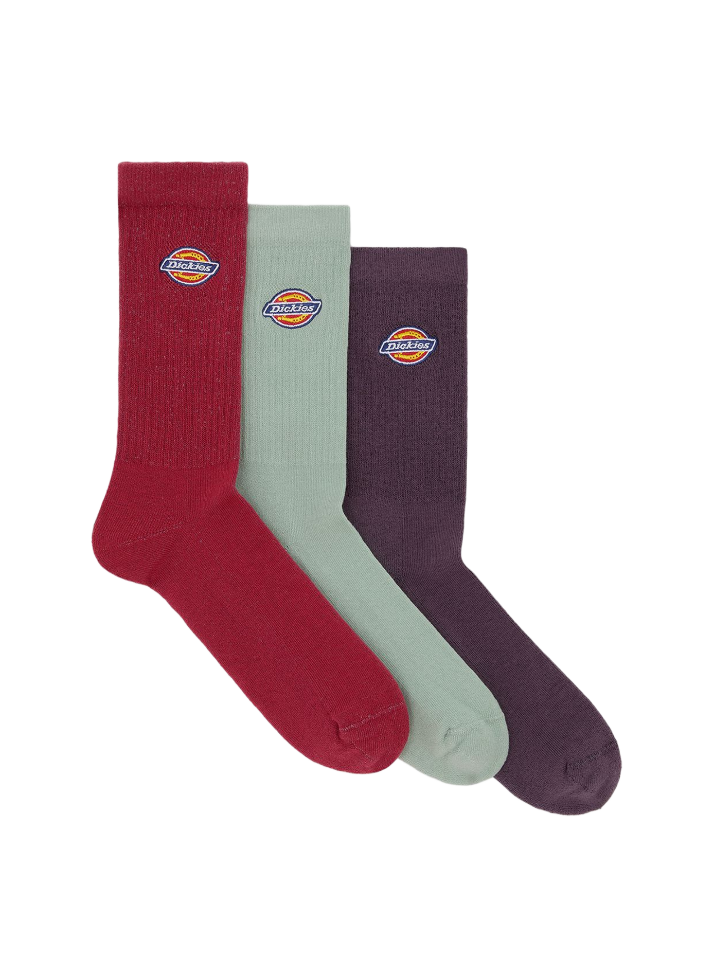 Gerippte Baumwollsocken  Vintage violet