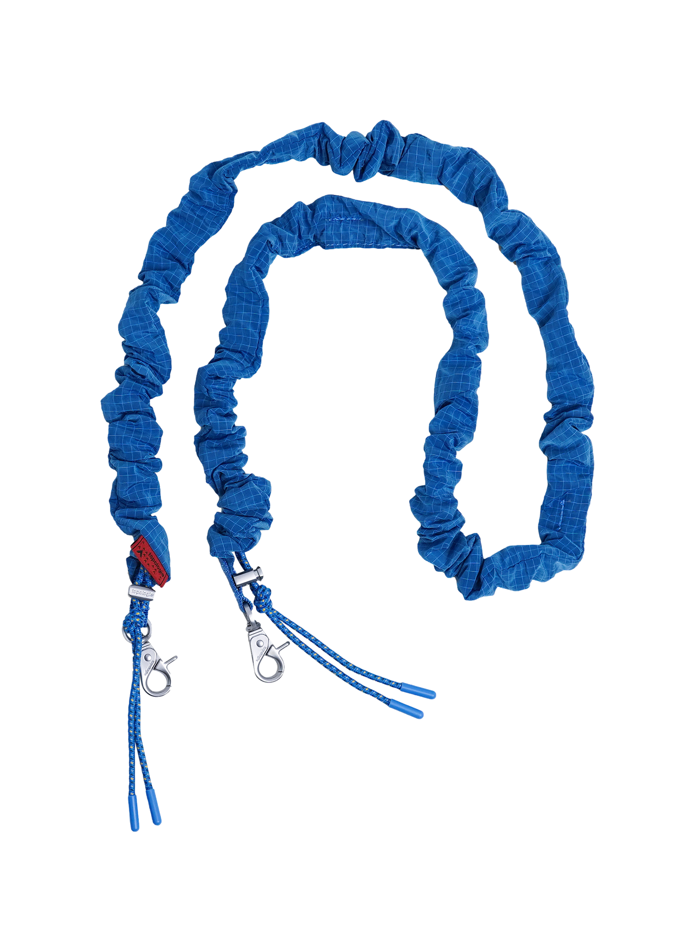 Pleated shoulder strap with lobster clasp TOPOLOGIE Blue