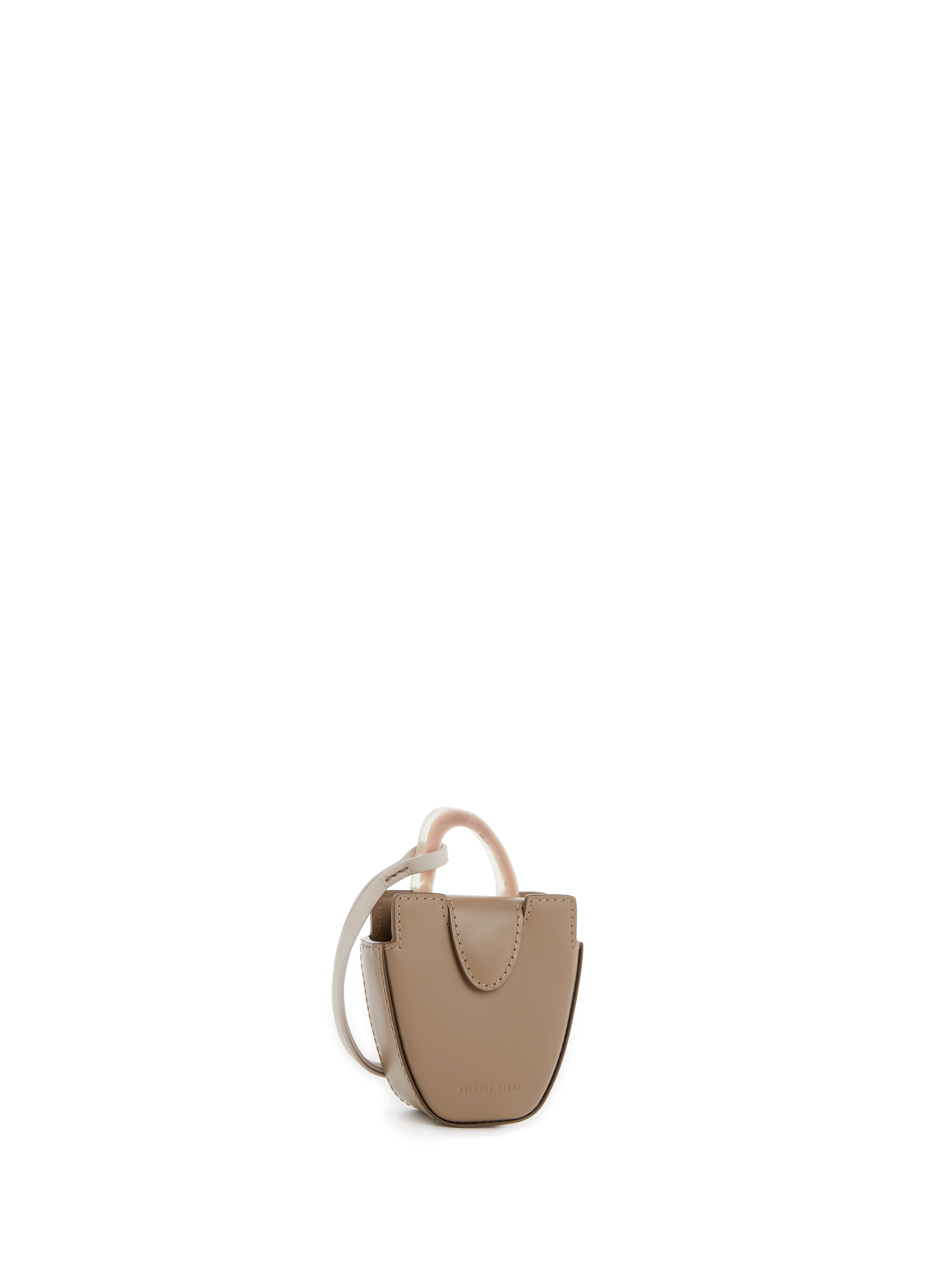 Ourea mini leather bag Brown