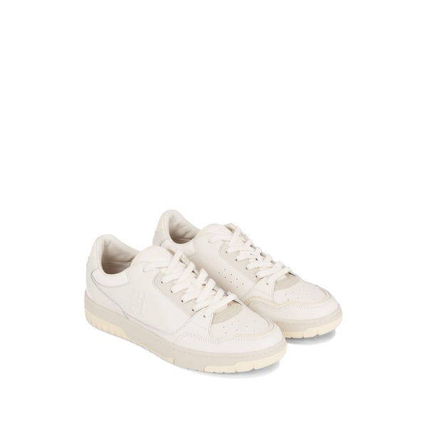 Baskets basses en cuir