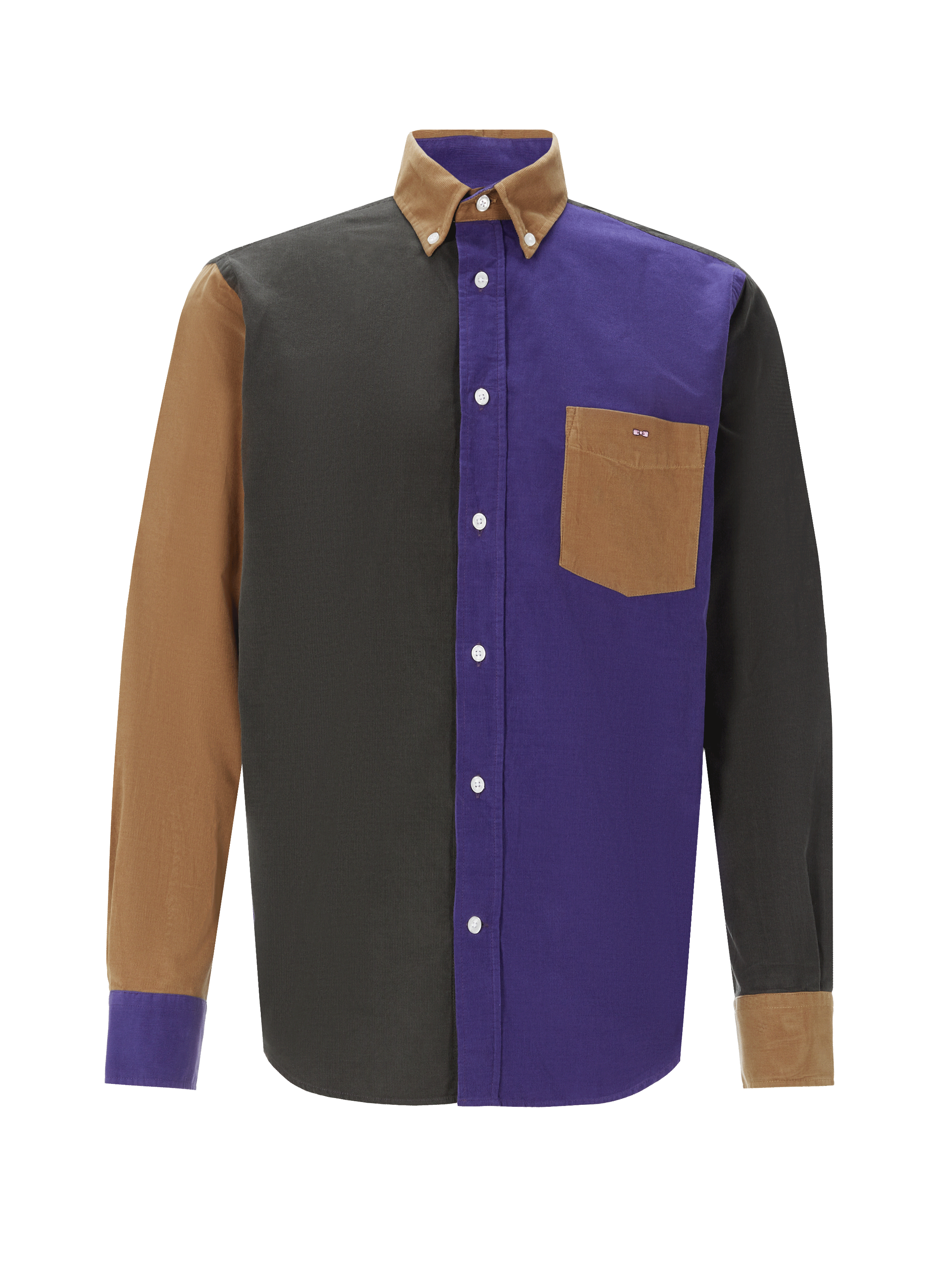 Chemise à couleurs contrastantes