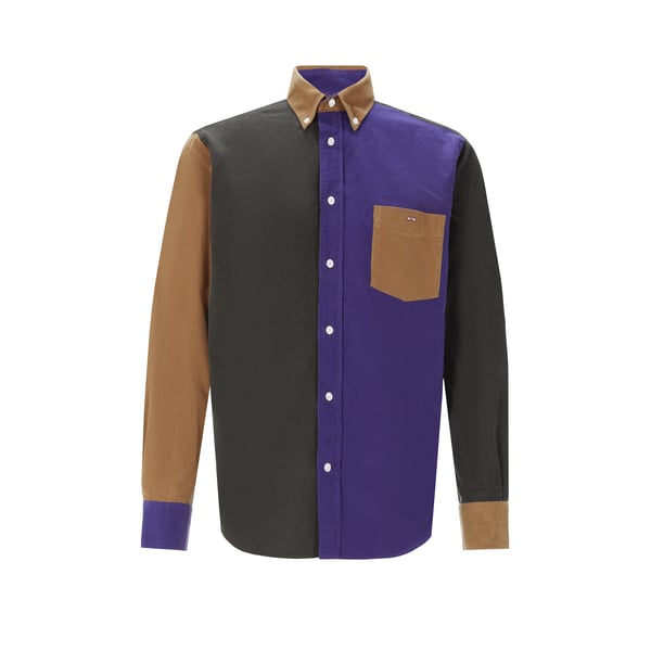 Chemise à couleurs contrastantes