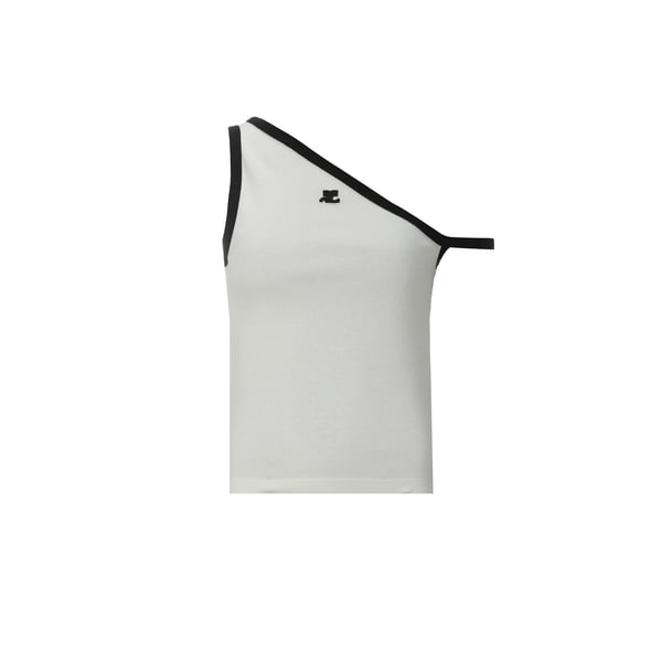 Top à bretelles asymétrique