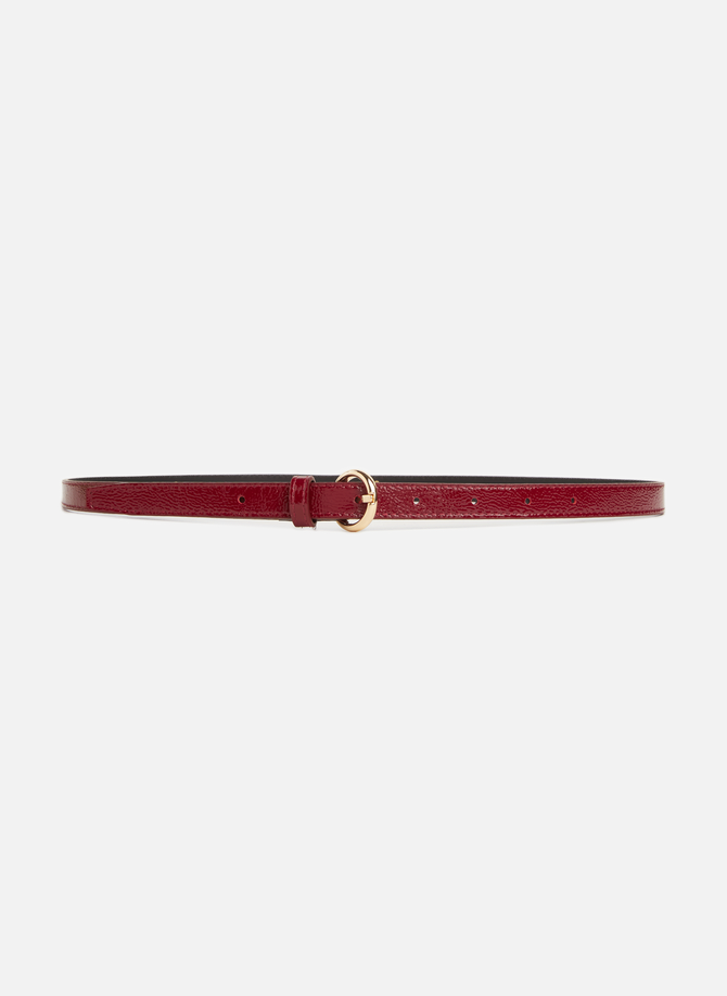 Slim patent leather belt SAISON 1865