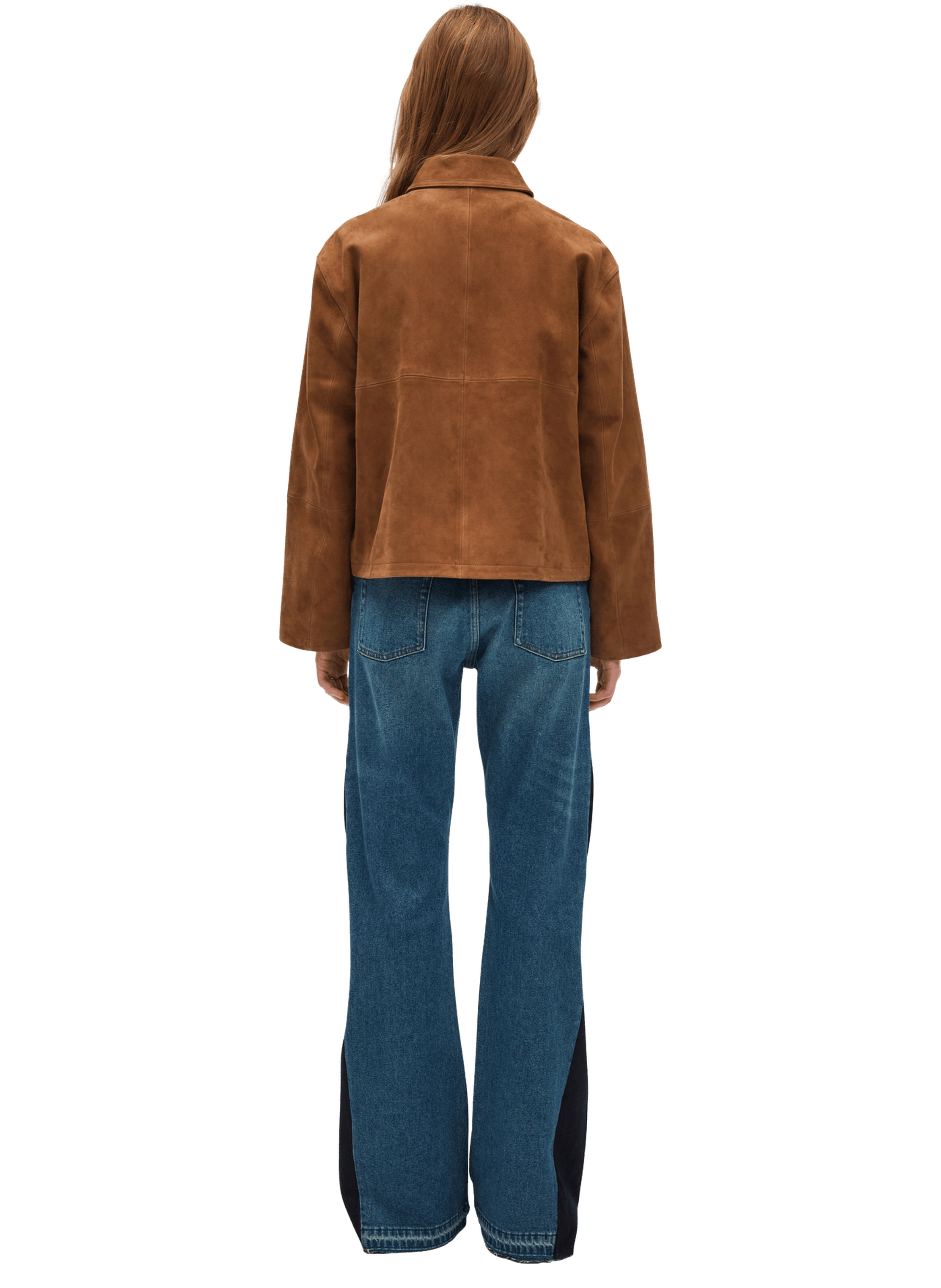 Blouson en cuir velours - rosella PABLO Beige