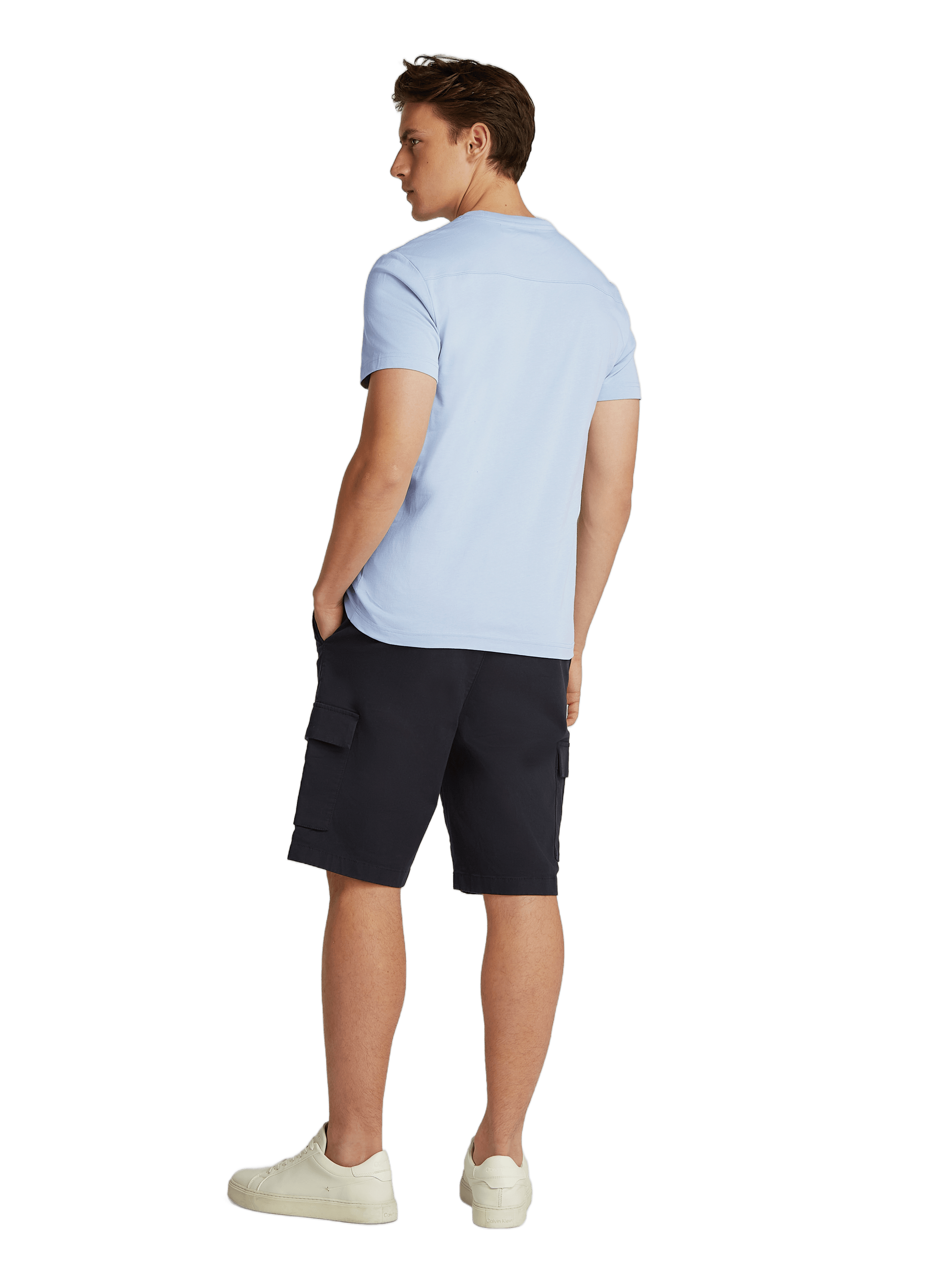 T-shirt en coton  CALVIN KLEIN Bleu