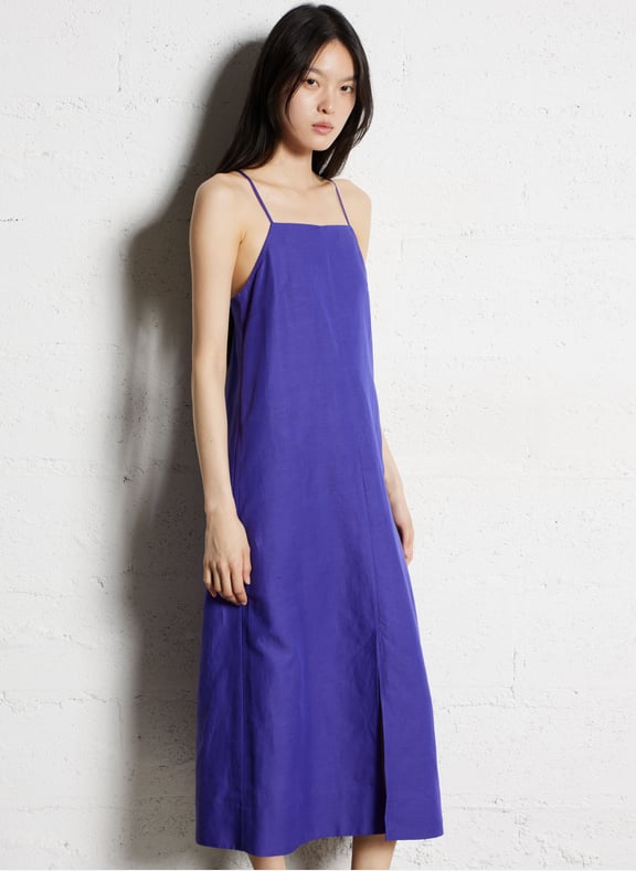 Robe midi etincelle Violet by SOEUR SOEUR Robe midi etincelle Violet
