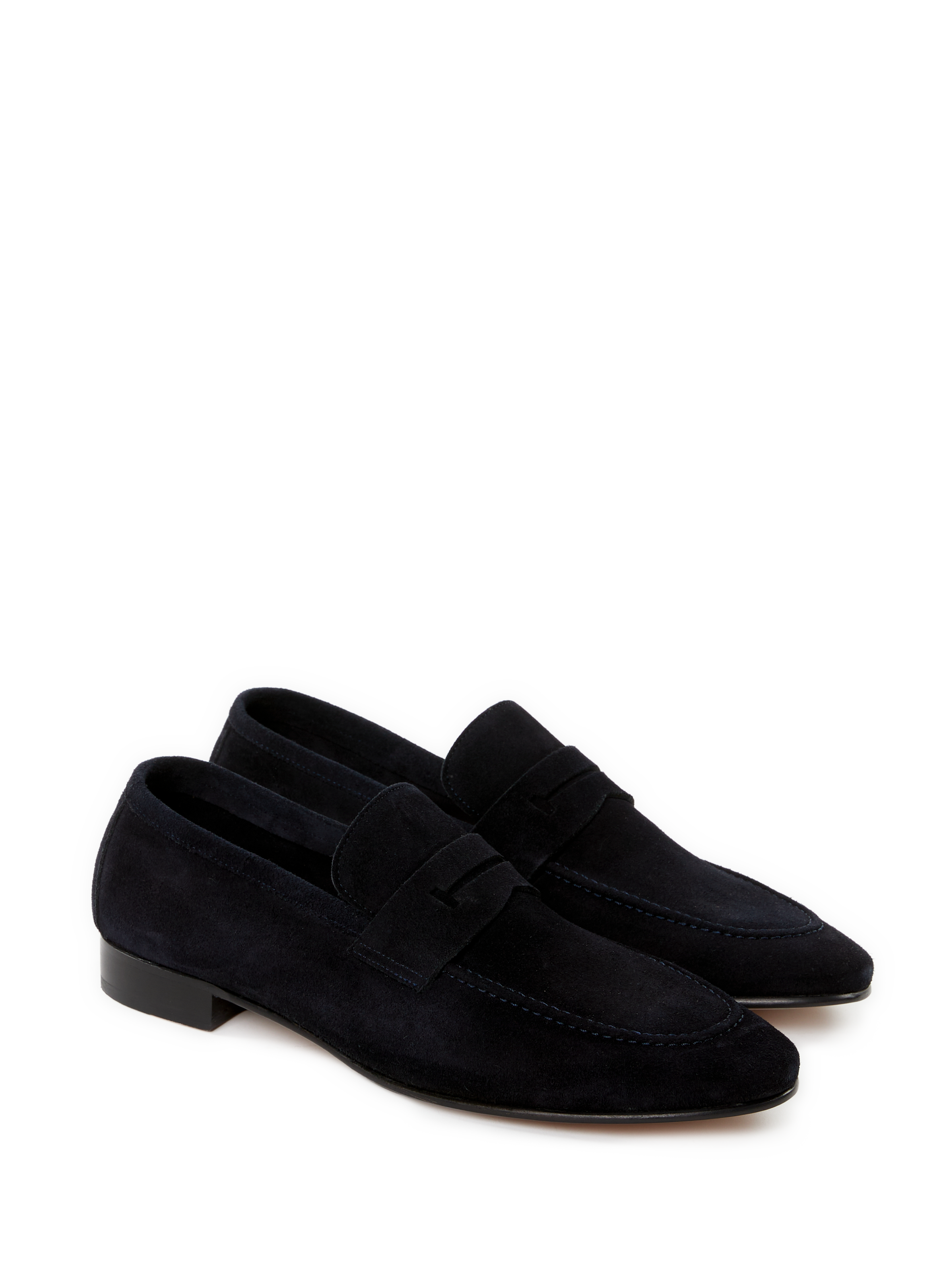 Mocassins en cuir  HACKETT Bleu