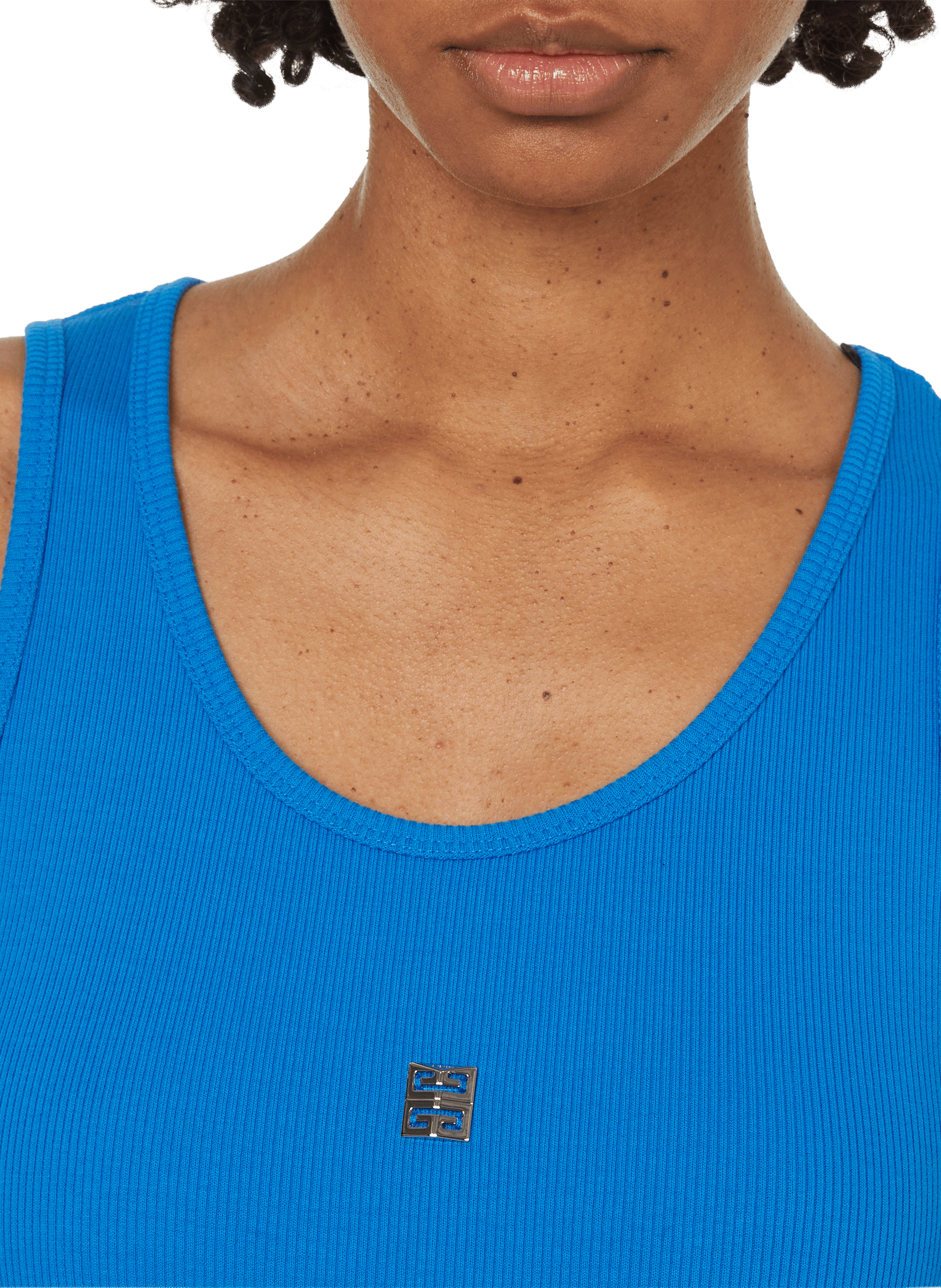 Robe longue en coton  GIVENCHY Bleu