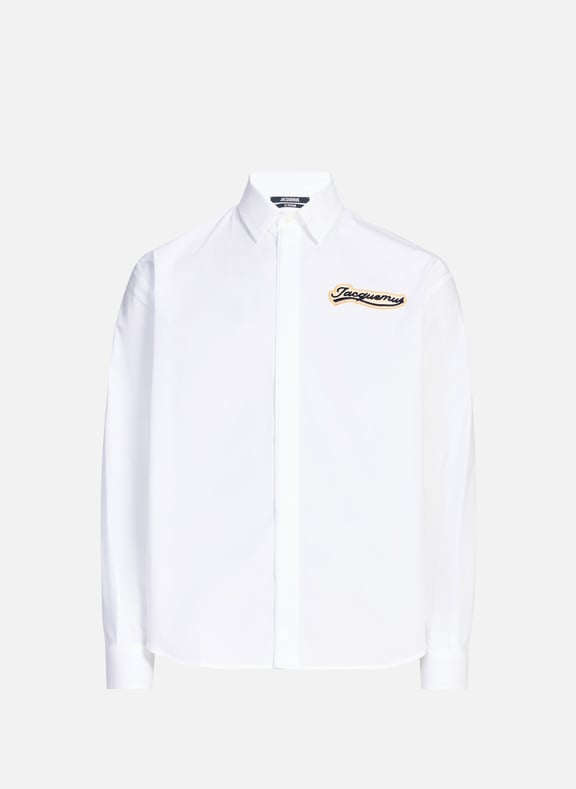 La chemise Simon en coton Blanc by JACQUEMUS JACQUEMUS La chemise Simon en coton Blanc