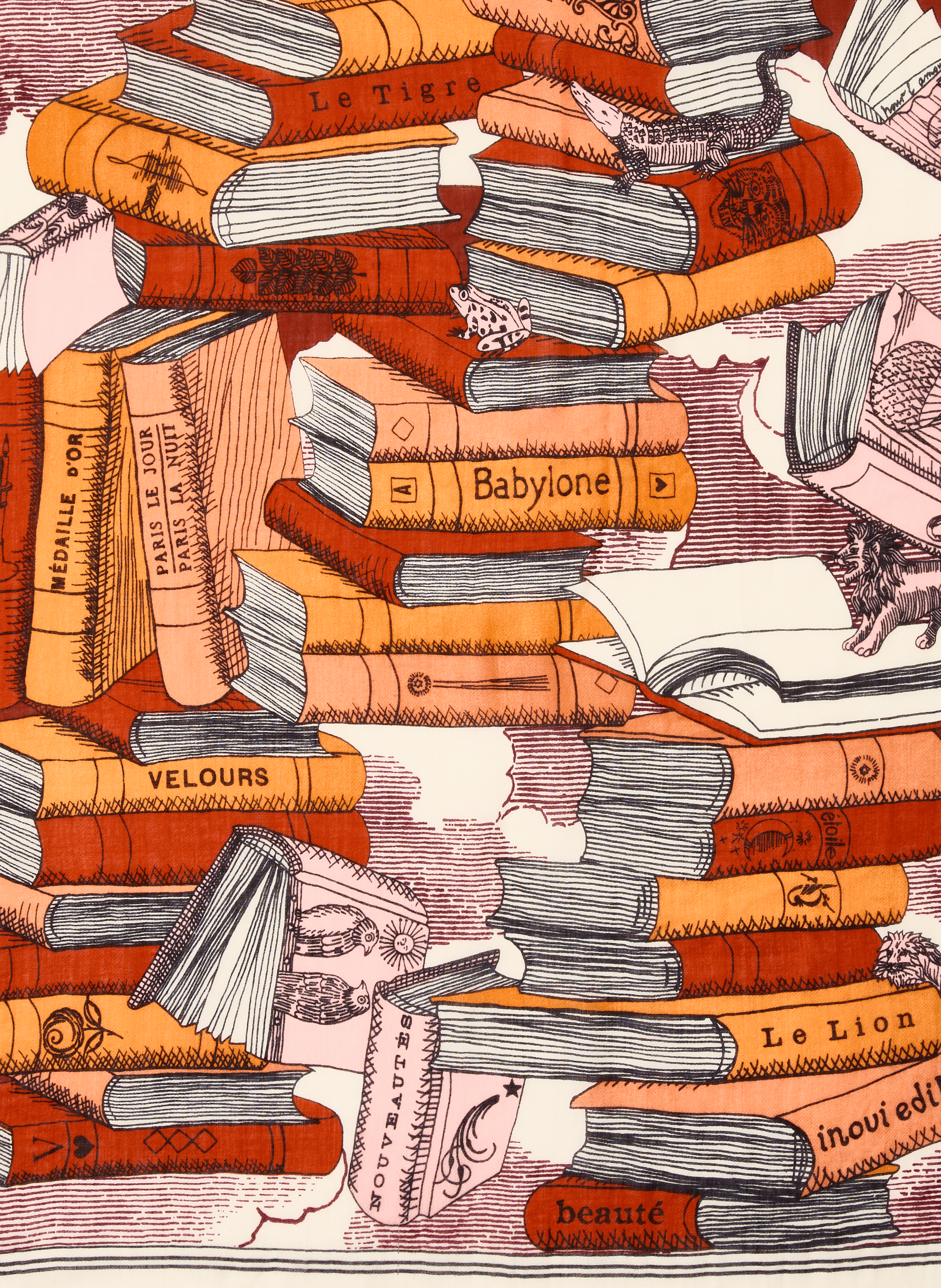 Écharpe à imprimé en laine INOUITOOSH Multicolore