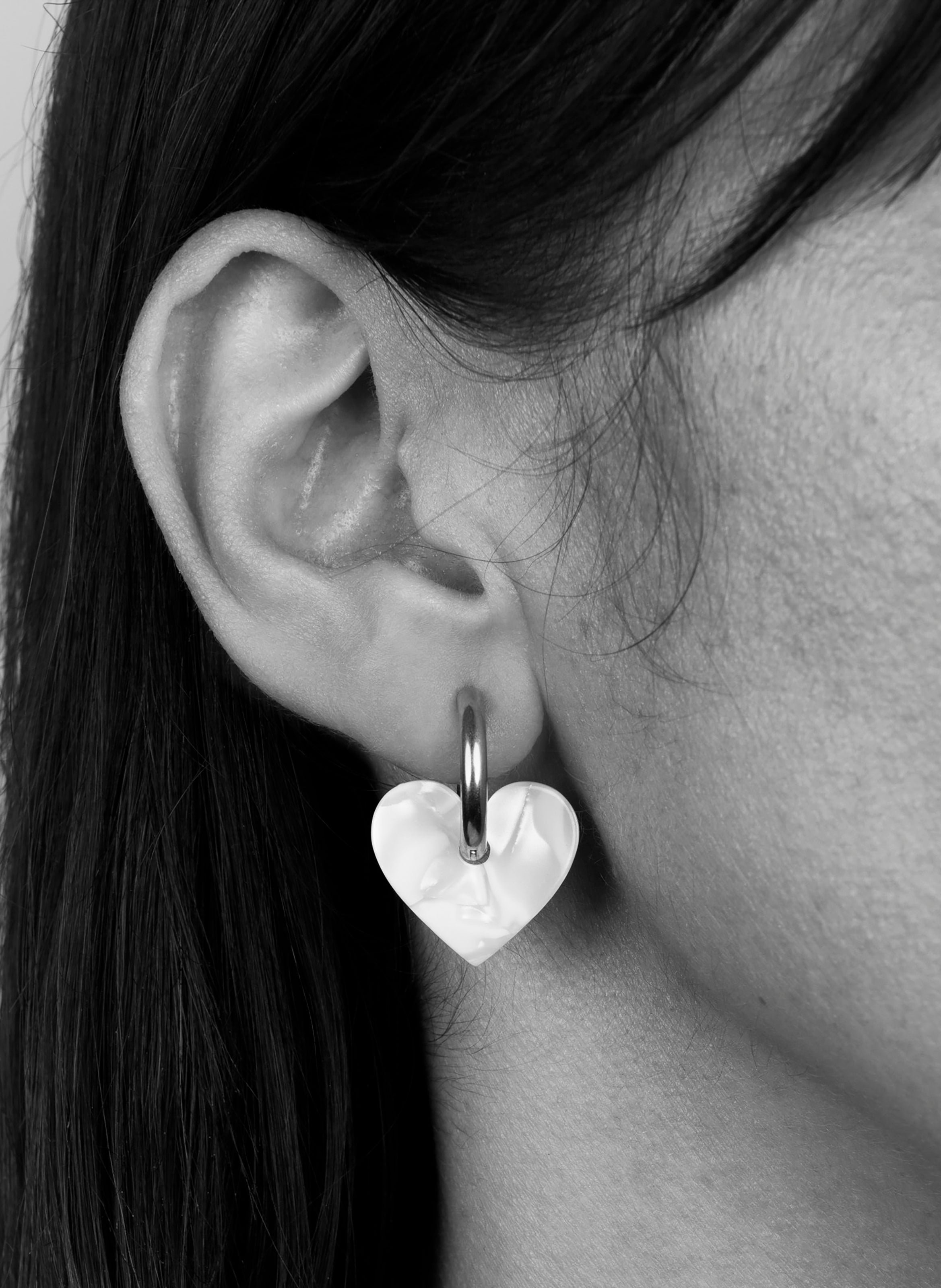 Boucles d'oreilles lova lova avec anneaux en acier inoxydable doré KURAGE GINZA Multicolore