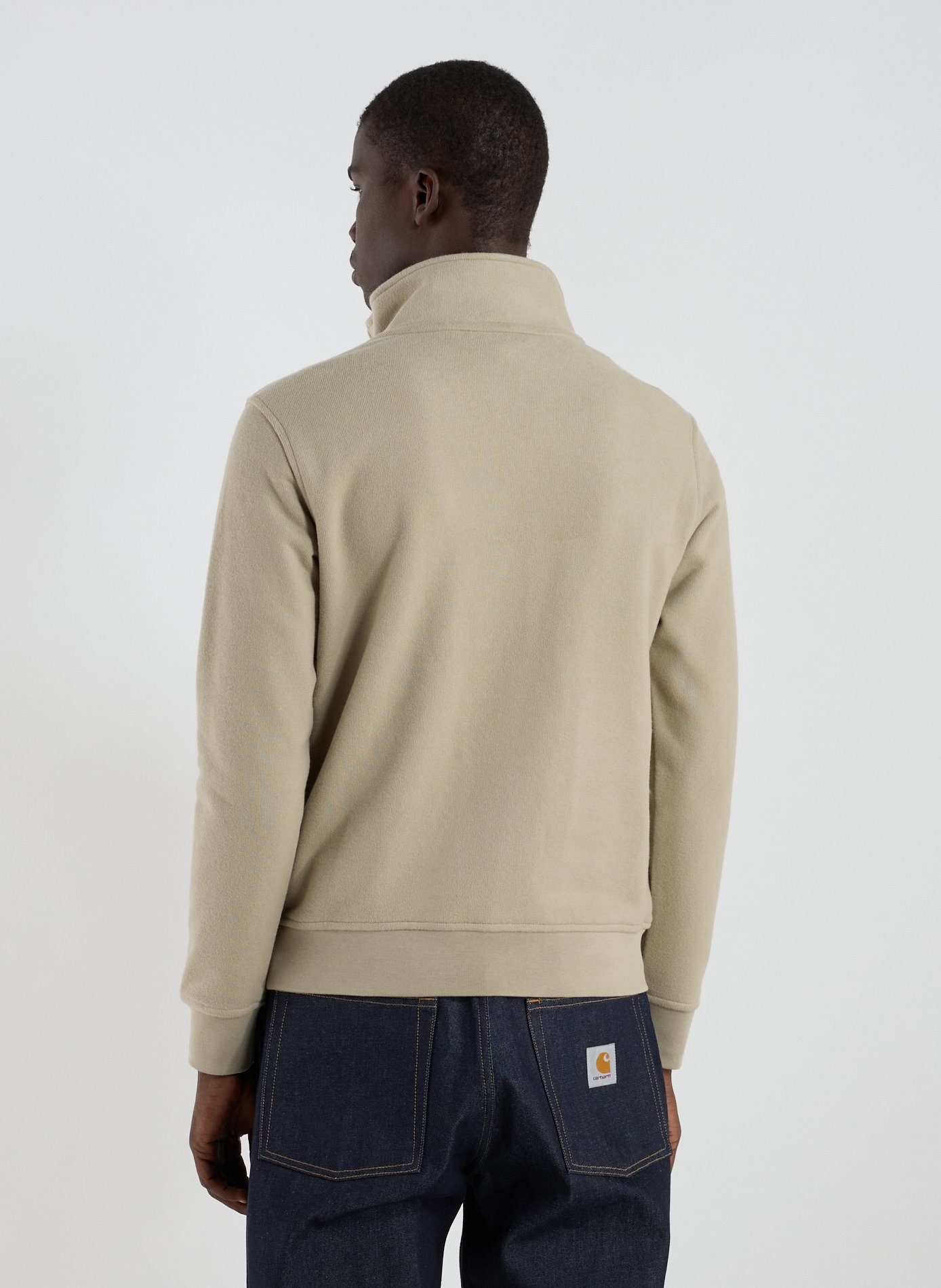 Pull à col zippé K-WAY Vert