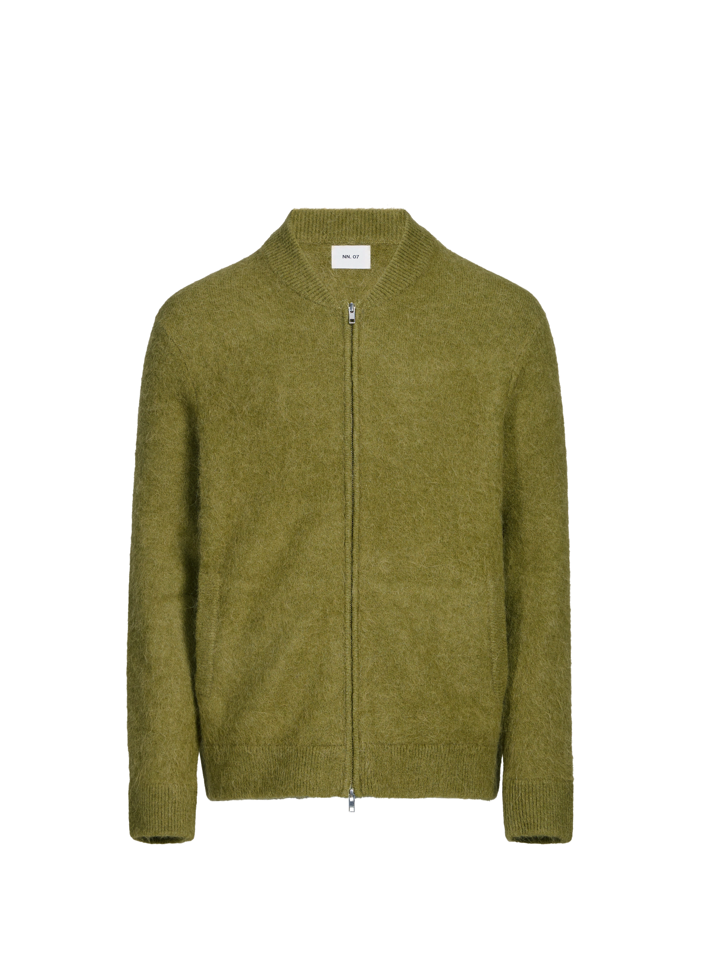 Mixed alpaca aviator jacket NN.07 Green