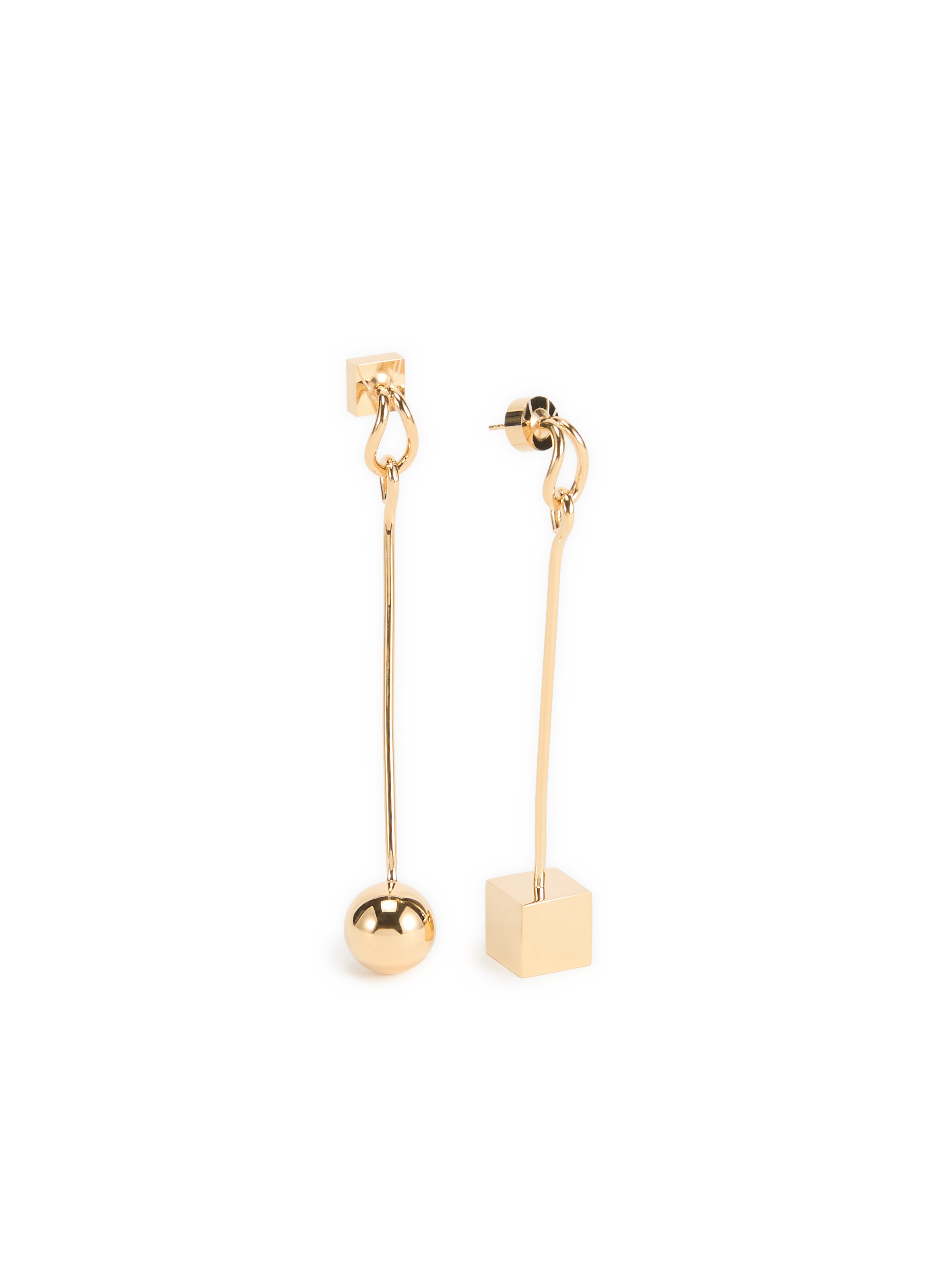 JACQUEMUS The Nodo earrings Golden