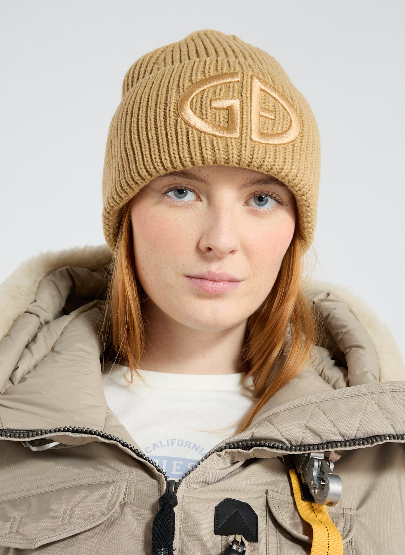 Bonnet à large revers GOLDBERGH Marron