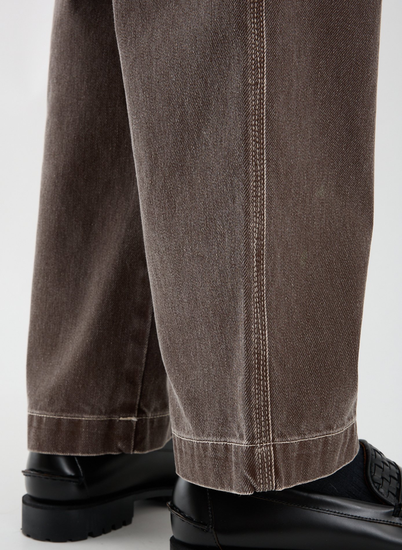 Loose cotton Jeans CAMIEL FORTGENS Brown