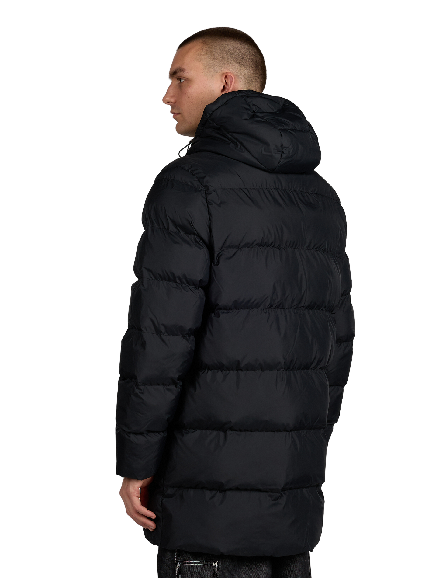 Quilted Active Cloud Mid-Length Puffer Coat GANT Black