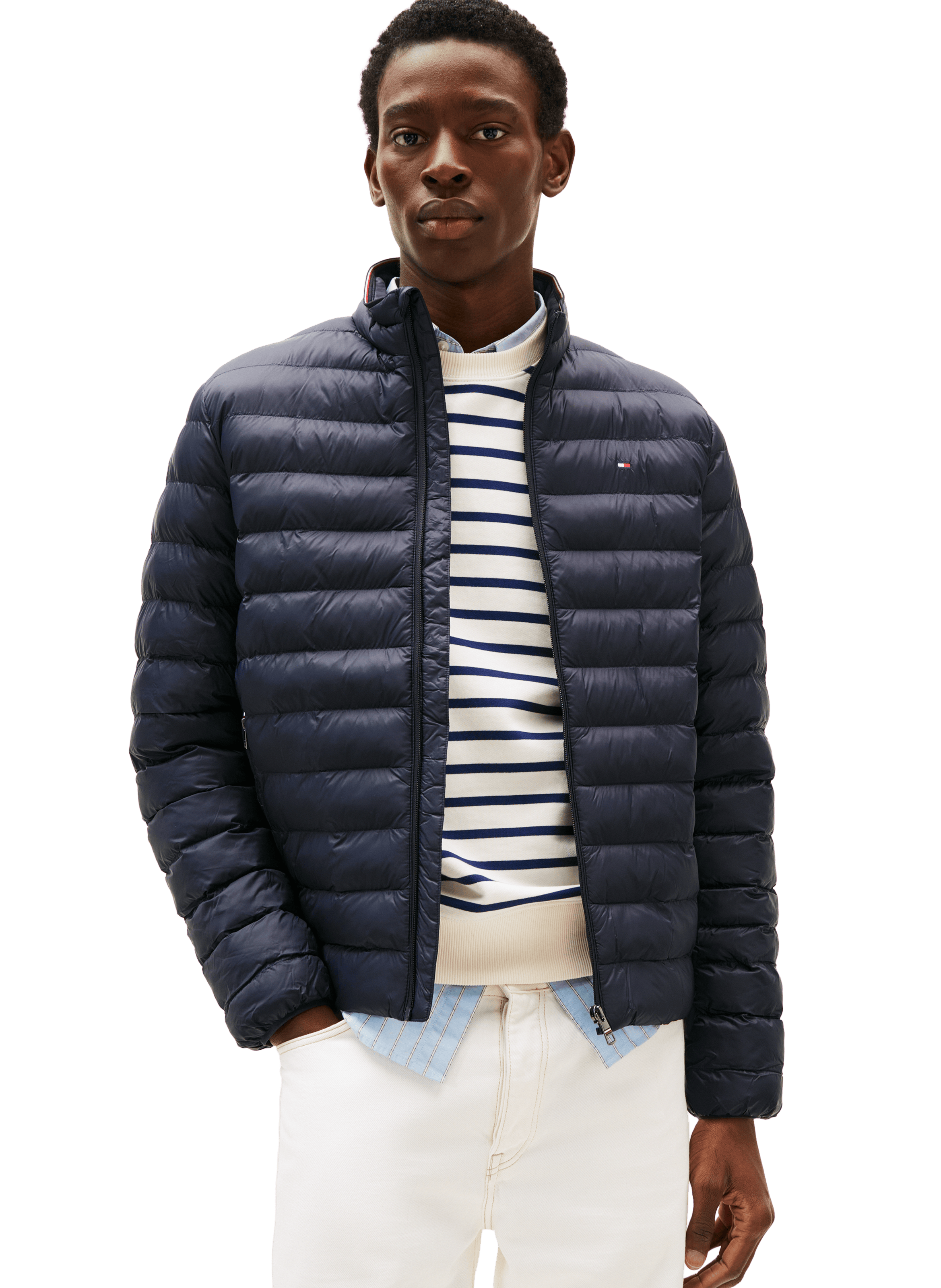TOMMY HILFIGER Quilted Packable Casual Jacket Blue