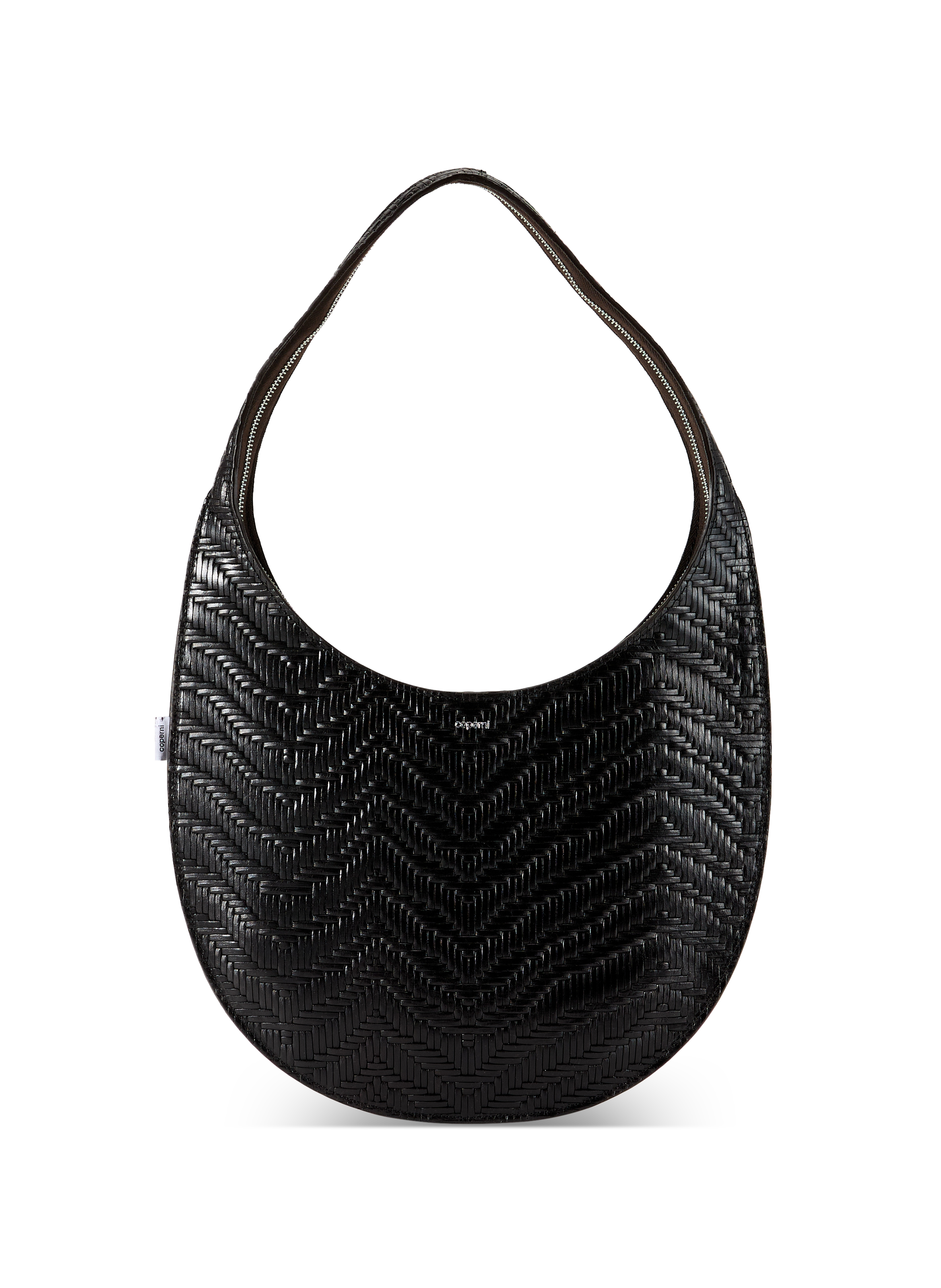 Braided leather shoulder bag COPERNI Brown