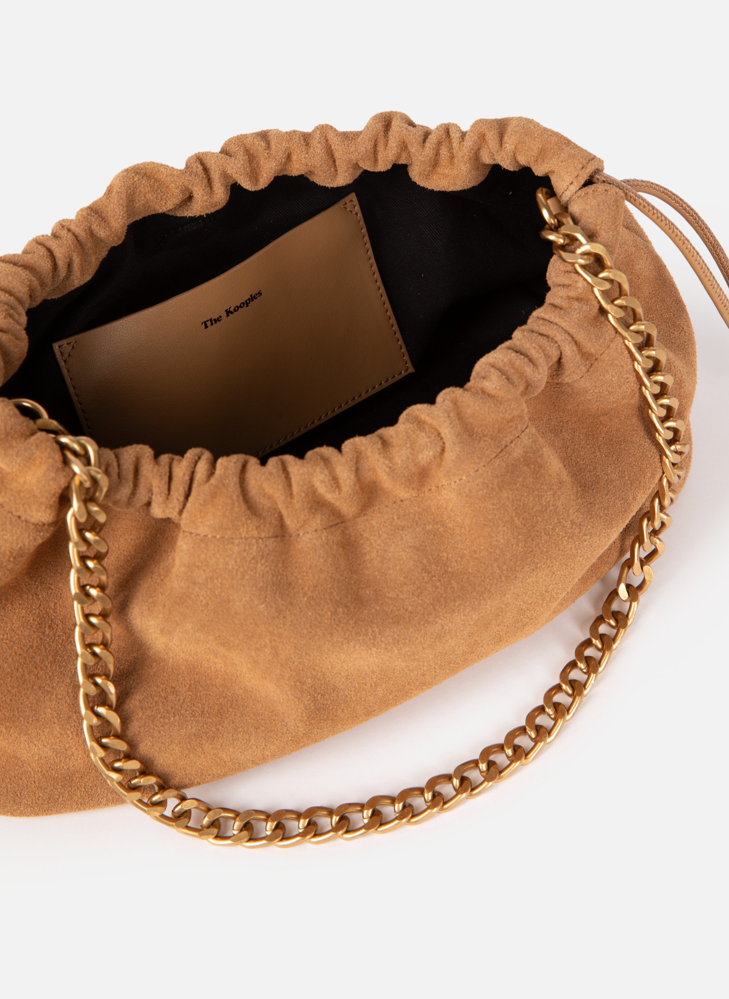Sac taylor en suède THE KOOPLES Marron