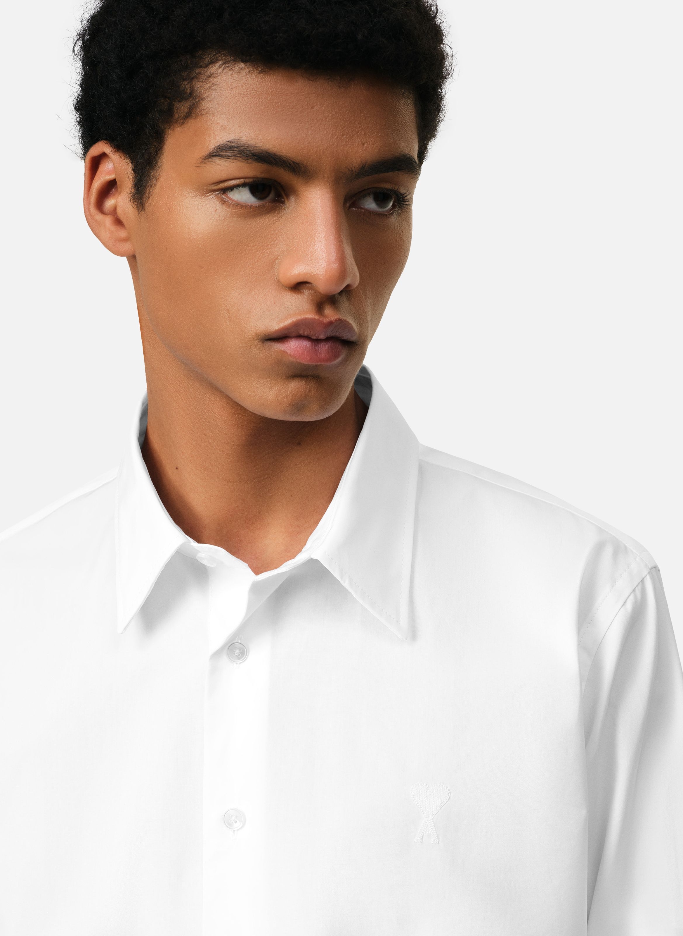 Chemise Classique Ami de Coeur AMI PARIS Blanc