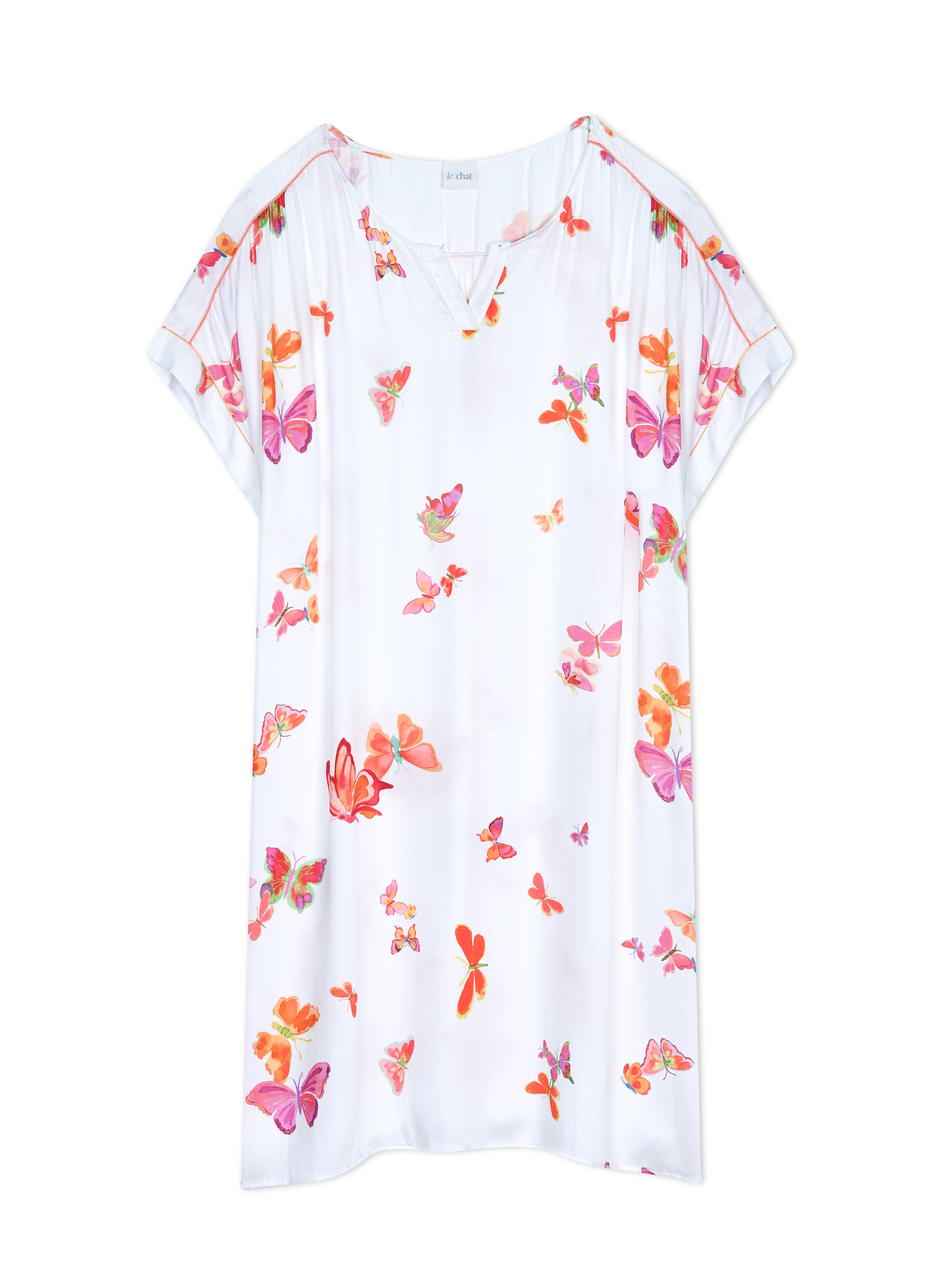 Chemise de nuit en viscose robinson 201 LE CHAT Multicolore