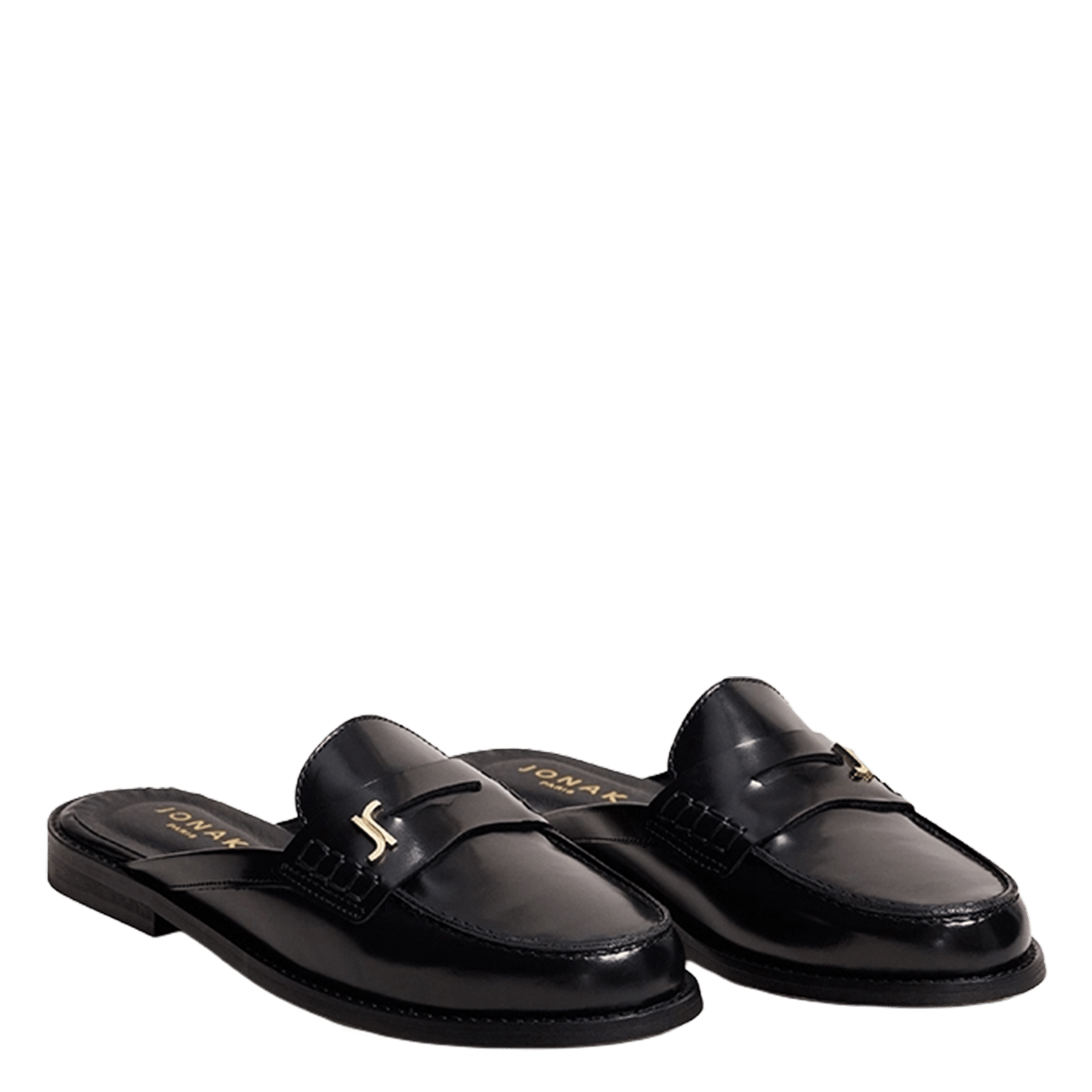 Mocassins en cuir amaury JONAK Noir