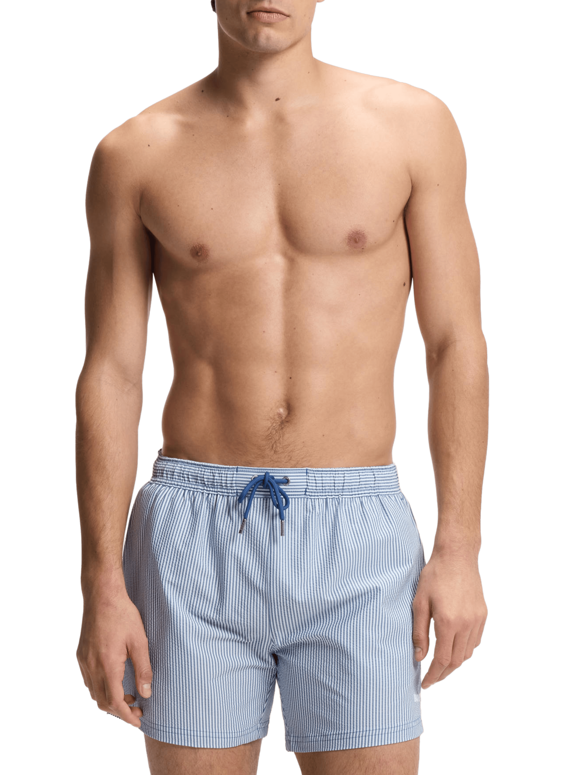 Striped swim shorts BOSS Blue