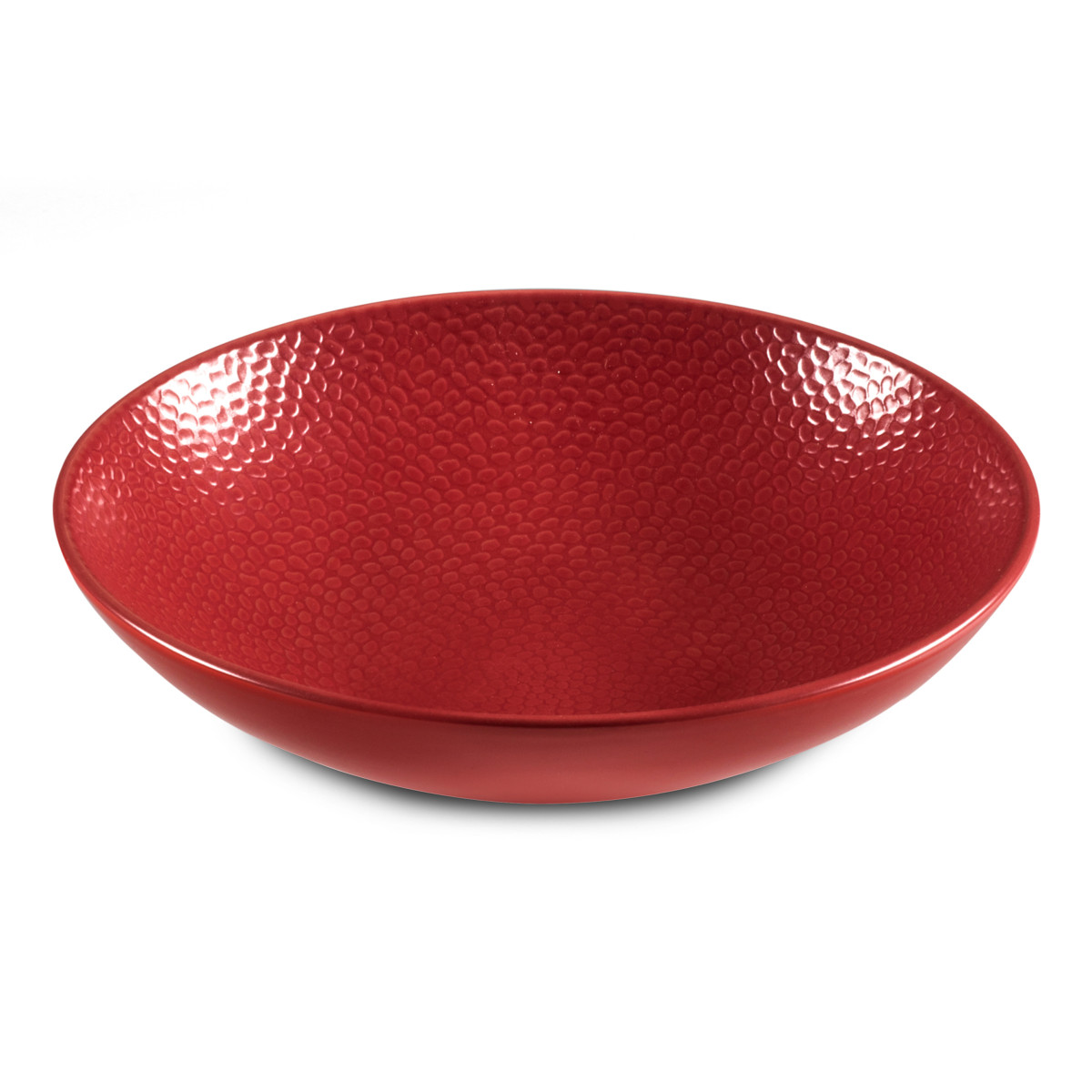 Stone - assiette creuse 25 cm (lot de 6) MEDARD DE NOBLAT Rouge