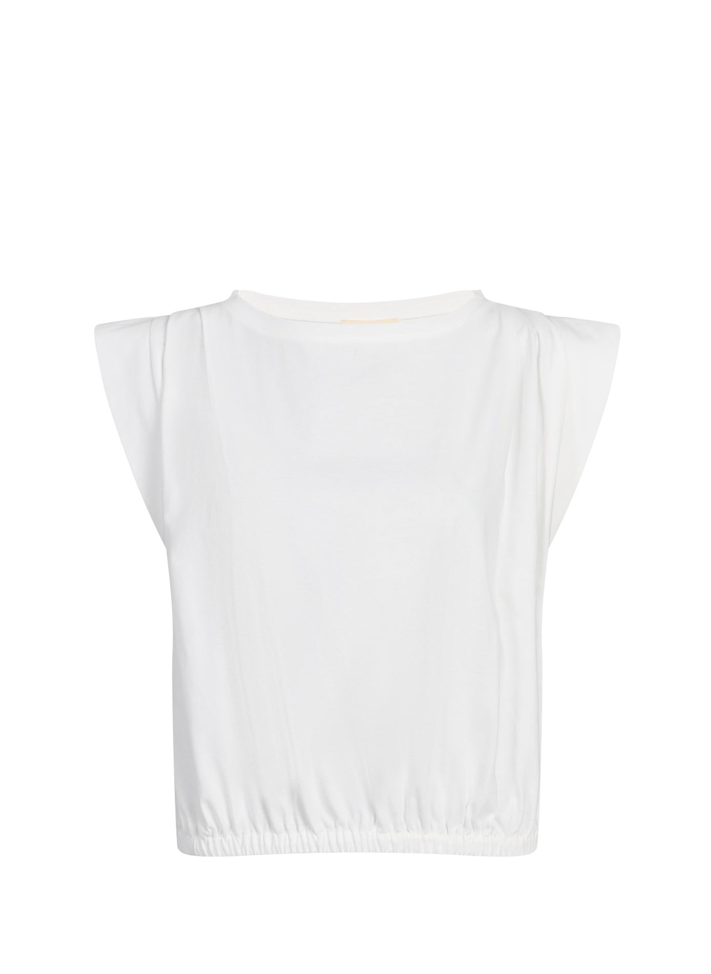 T-shirt court Marcha en coton SUNCOO Beige